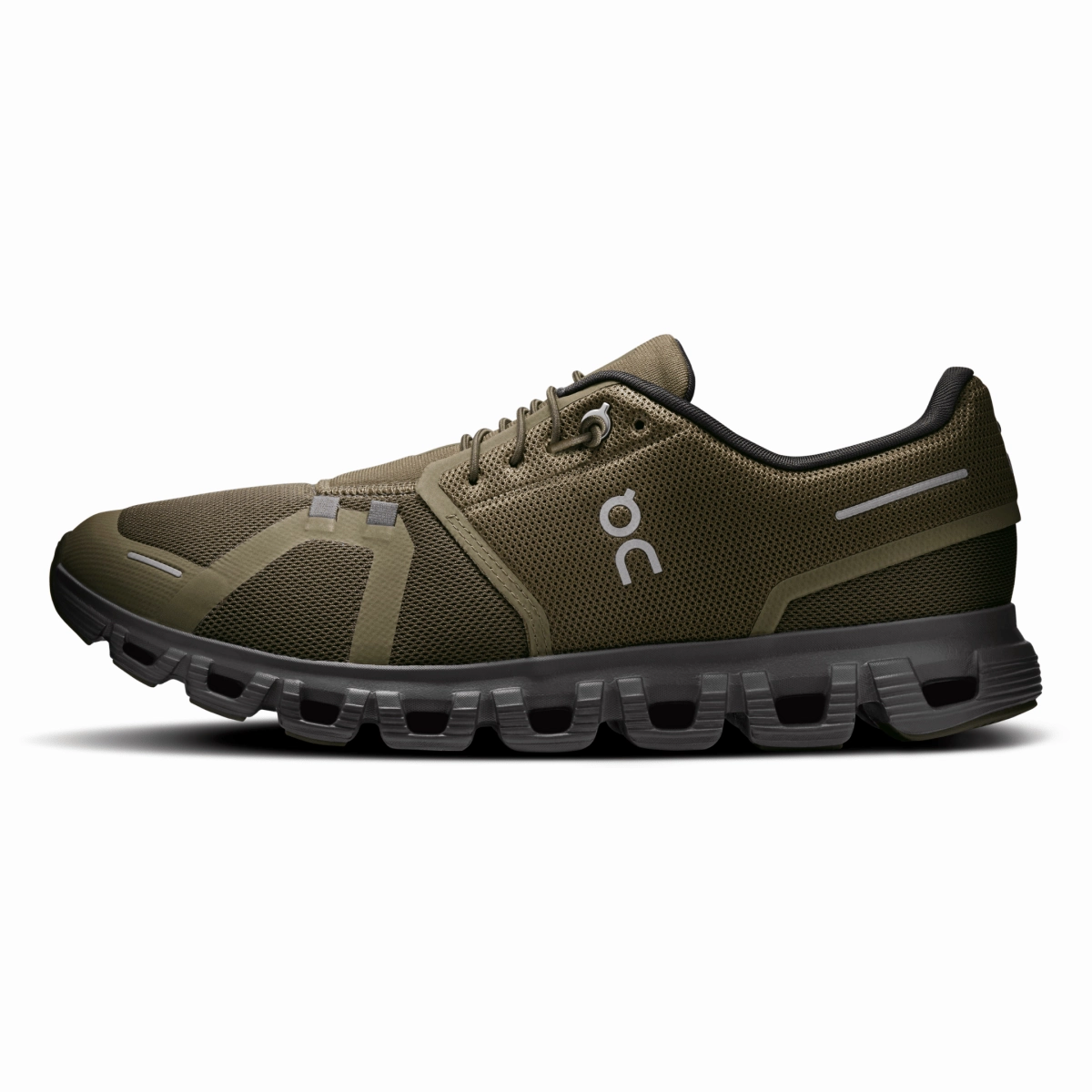 Soft Texture Adaptive Upper On Running Men's Cloud 6 Olive/Eclipse