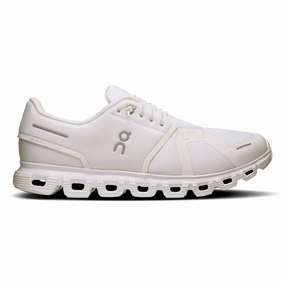 Non Slip Lacing SyntheticUpper On Running Men's Cloud 6 White/White