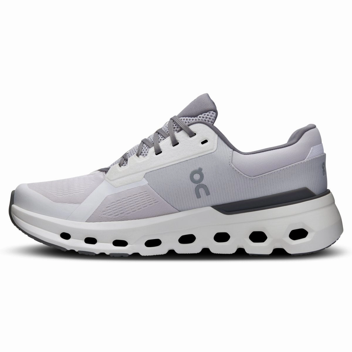 On Running Men's Cloudrunner 2 Frost/White Ankle Support Structure Gentle Texture