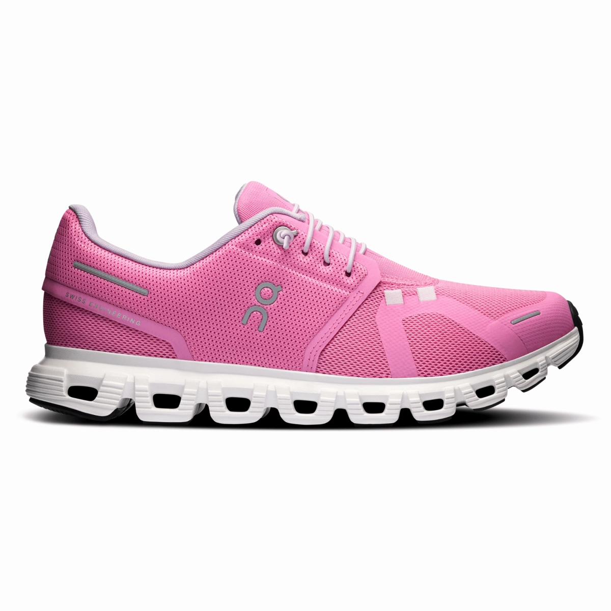 On Running Women's Cloud 6 Raspberry/White Hyper Responsive Cushioning