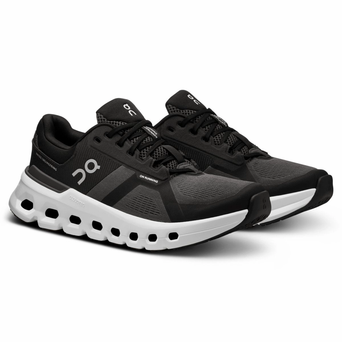 On Running Women's Cloudrunner 2 Eclipse/Black Walking Focus Soft Touch