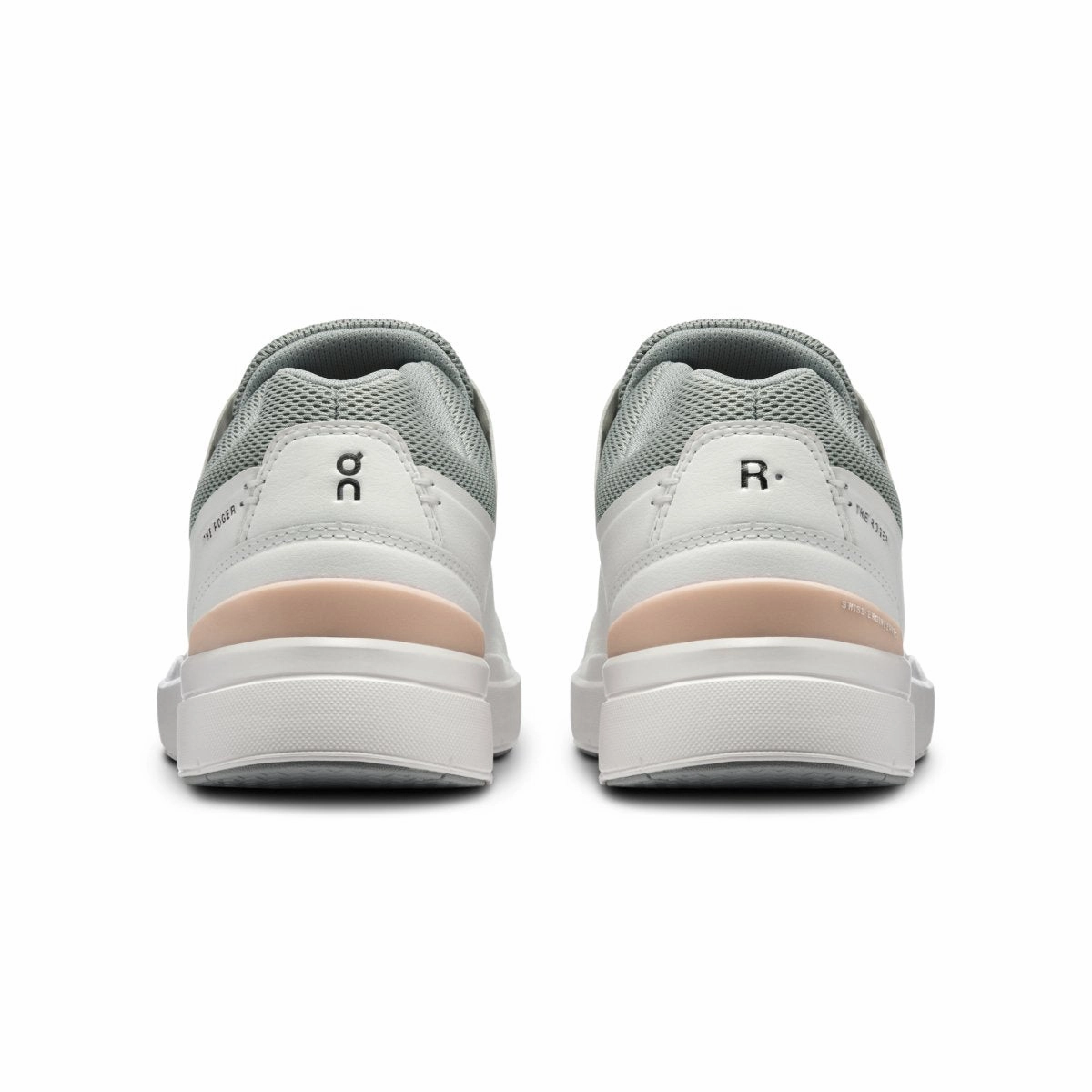 On Running Women's The Roger Advantage White/Rosehip Flexible Rubber Outsole Subtle Detail