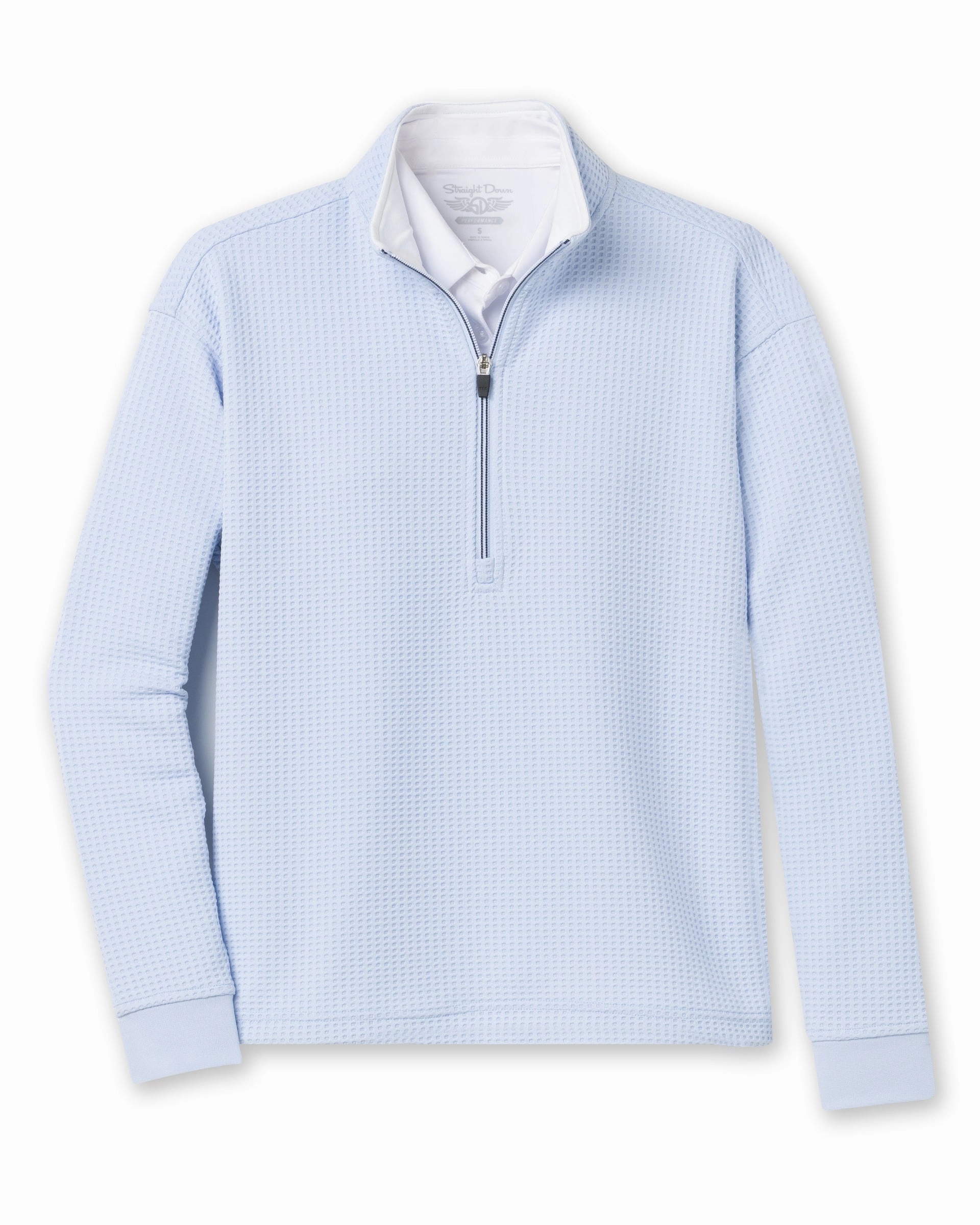 Opal Half Zip - Powder Simple Look Cozy Fleece