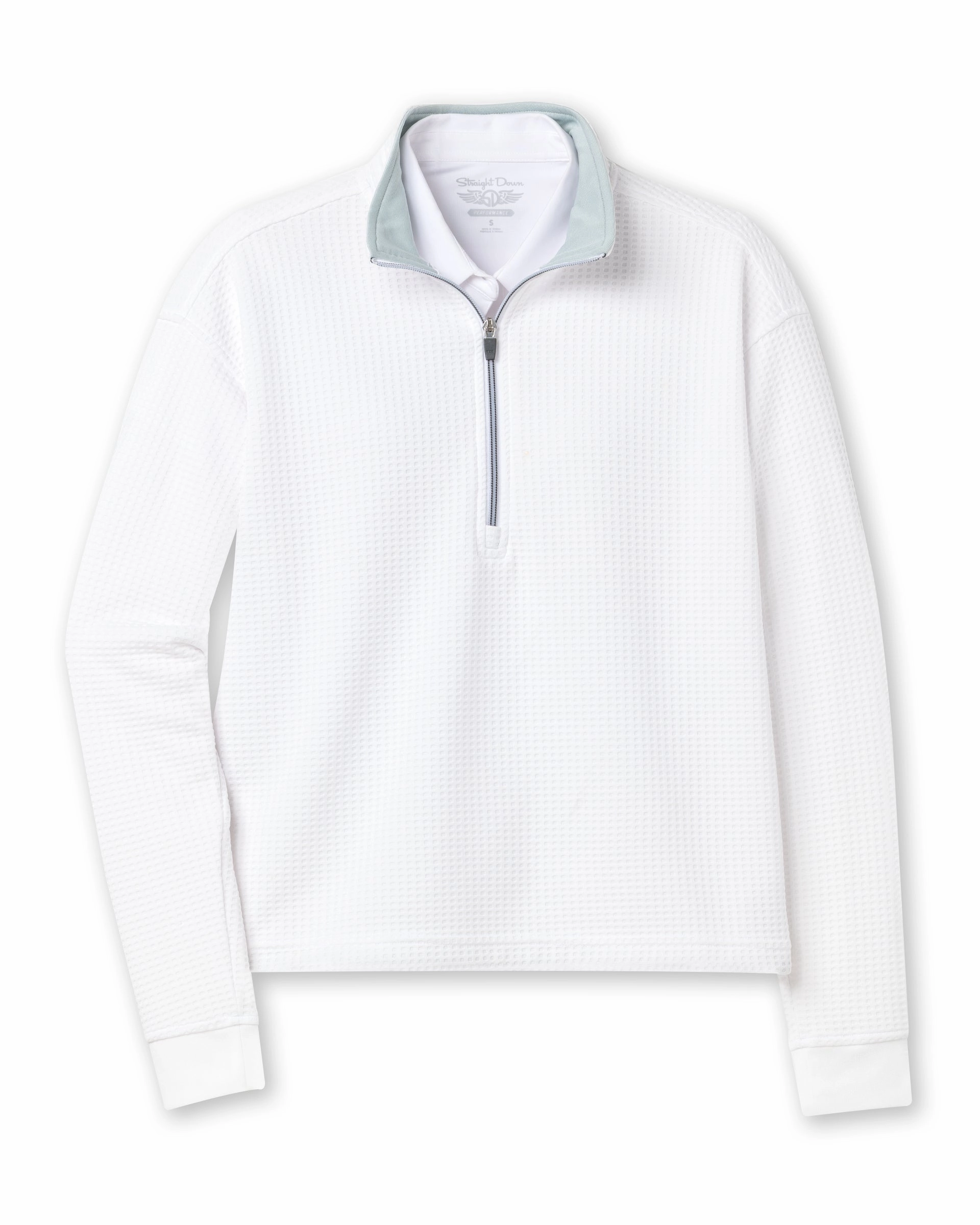 Core Bold Cozy Style Opal Half Zip - White