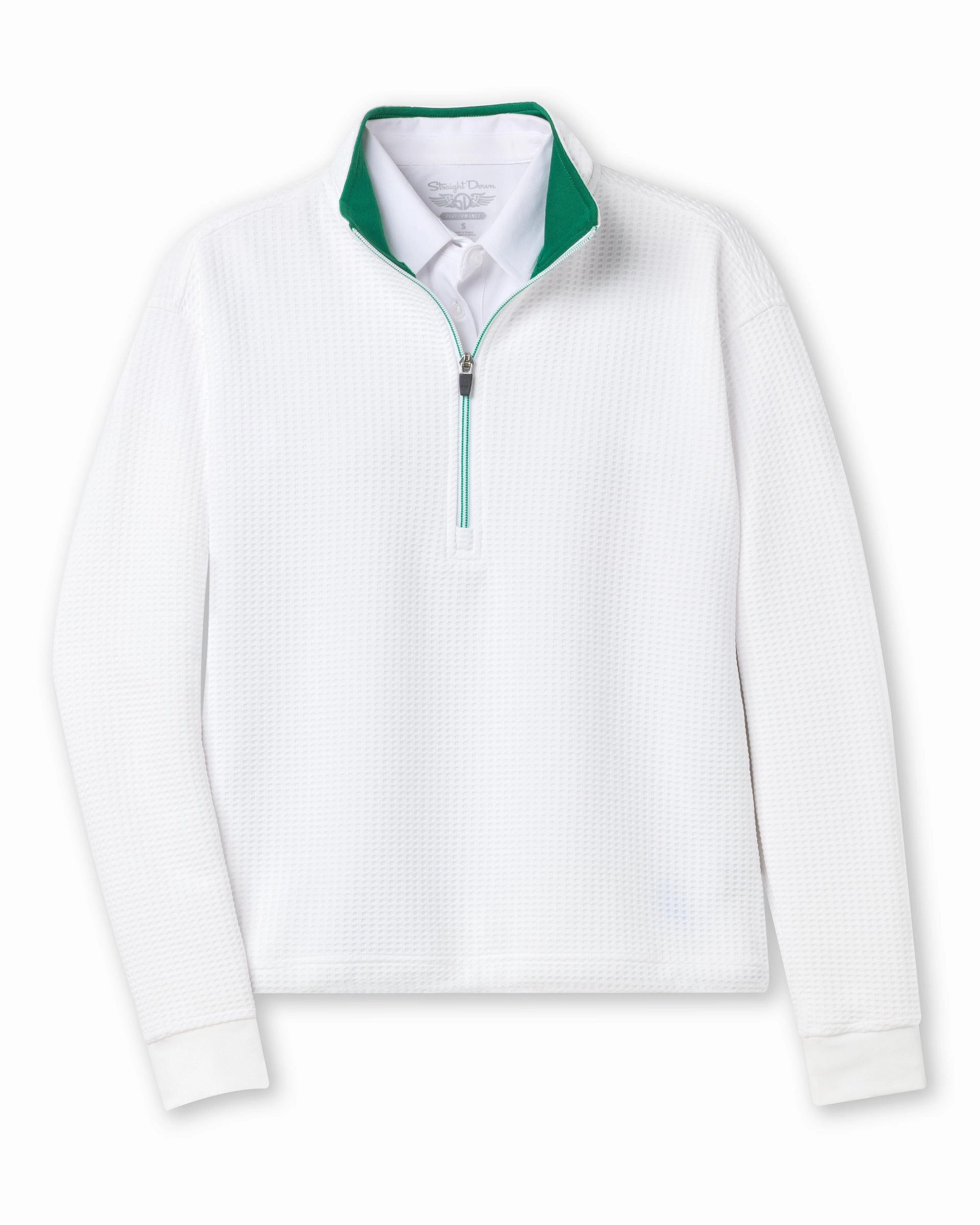 Opal Half Zip - White Verde family wear market demand