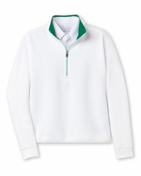 Opal Half Zip - White Verde family wear market demand