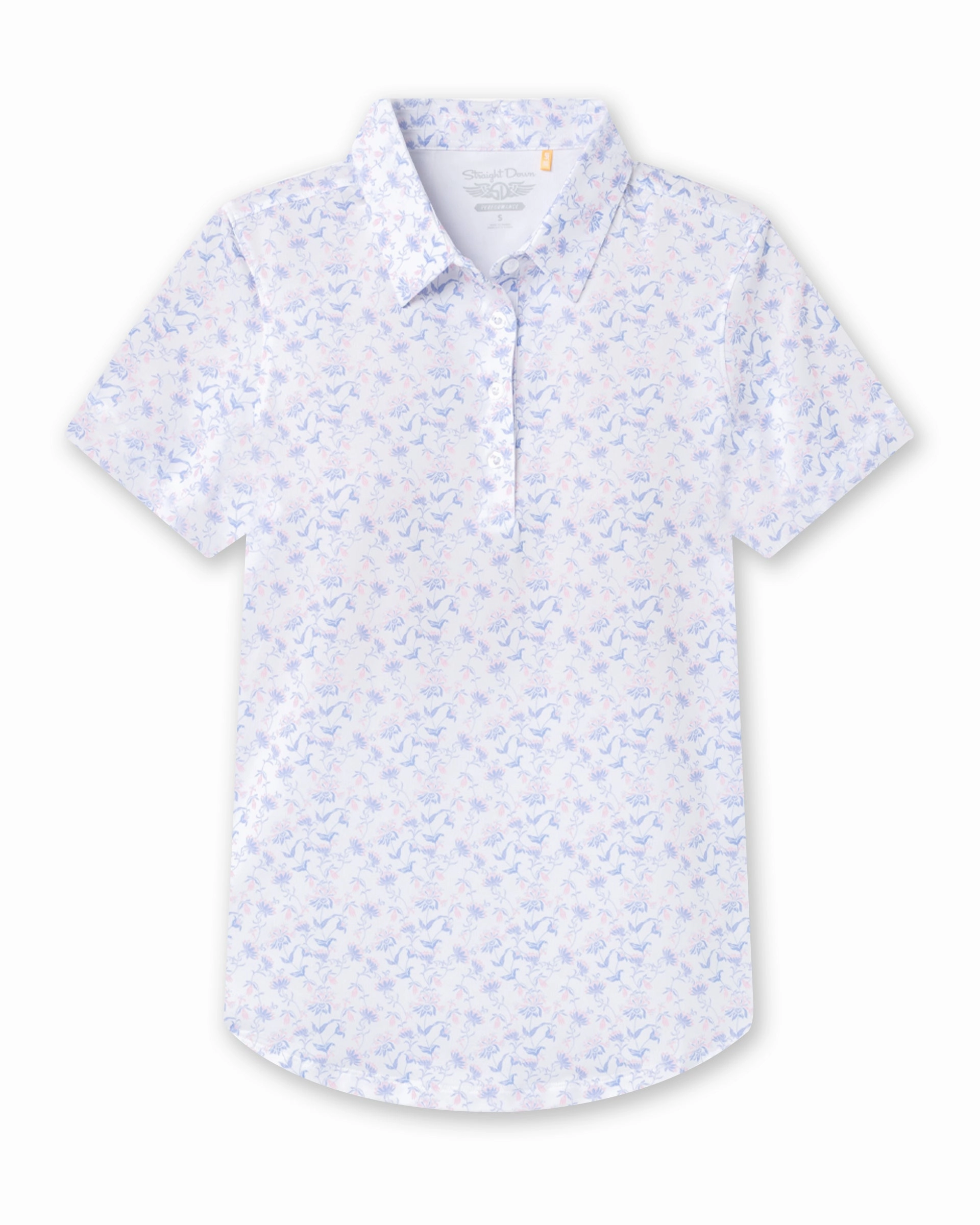 Summer Staple Ophelia Polo - Hydrangea