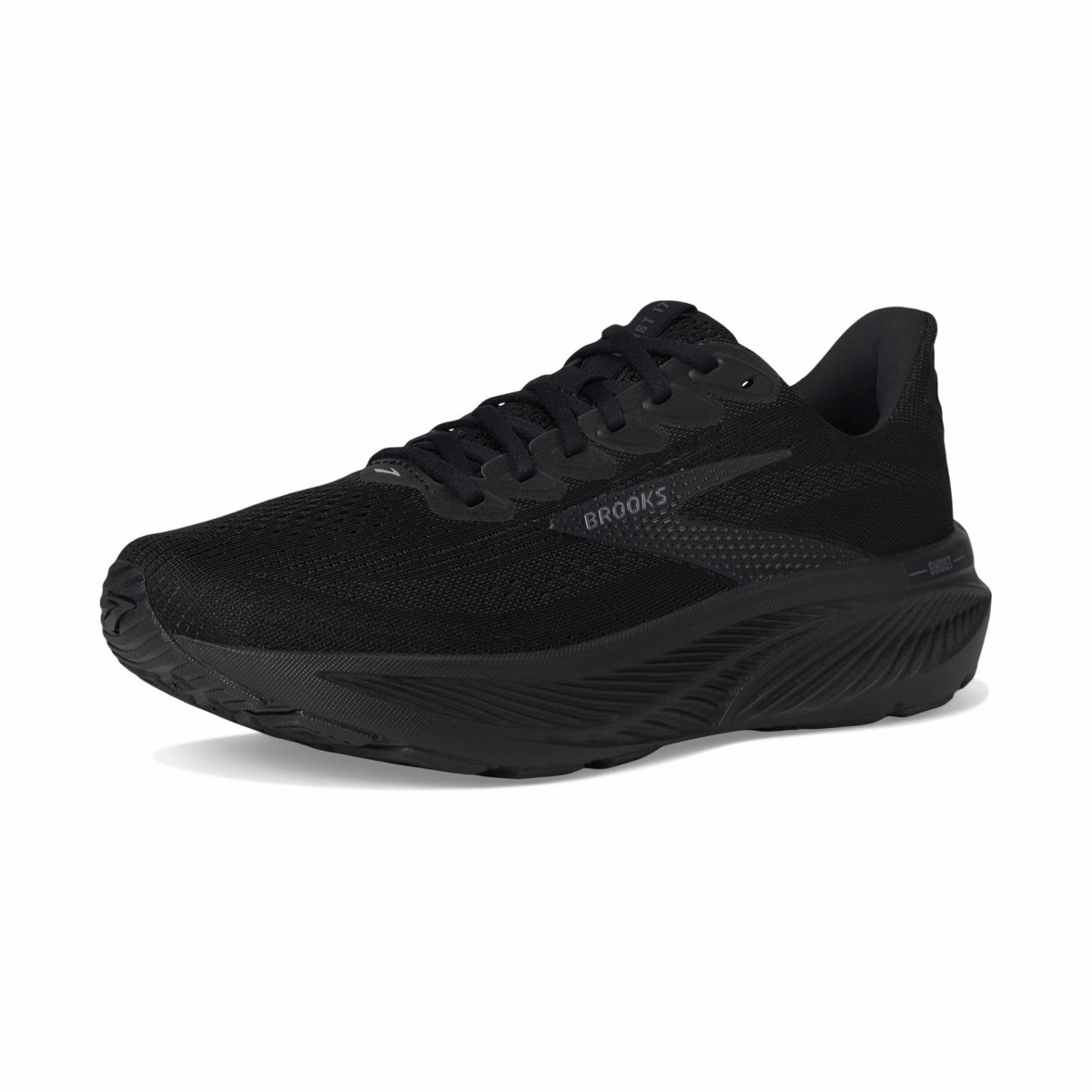 CushionedMidsole Brooks Men's Ghost 17 Black/Ebony