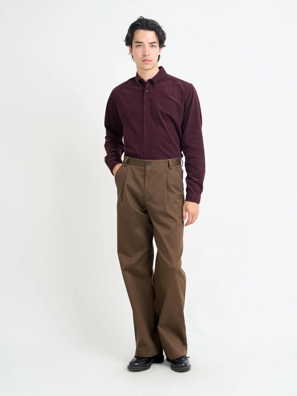Chilly Day Layers Orsman Trousers Faulkes Brown