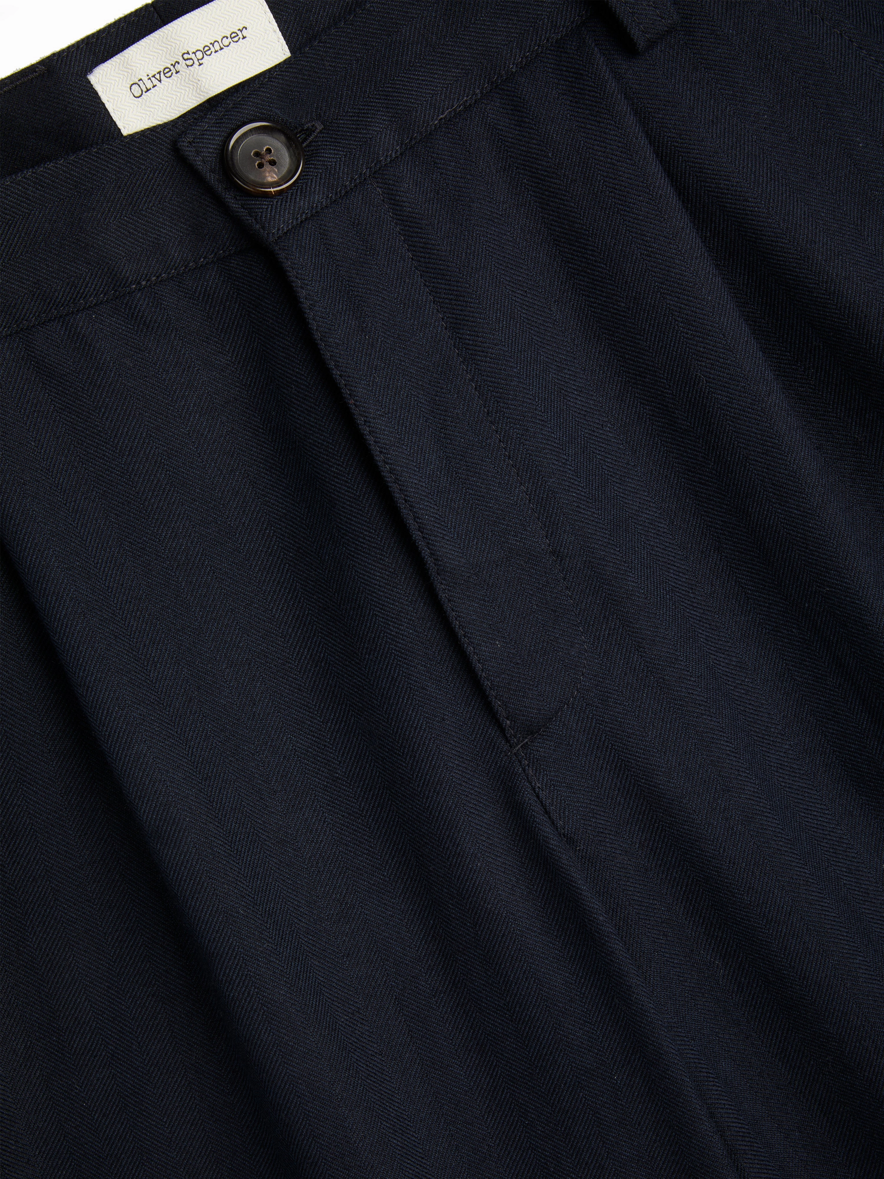Orsman Trousers Stockbridge Navy Relaxed Design