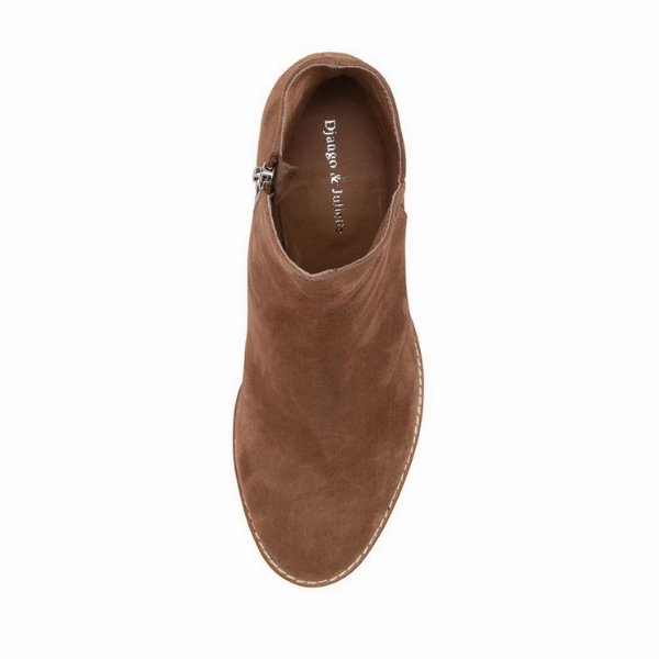 Heavy Grip Django & Juliette Women's Mockas Chocolate Suede