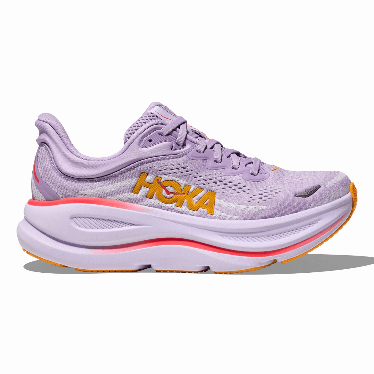 Hoka One One Women's Bondi 9 Aster Flower/Starlight Glow Abrasion Shield Technology