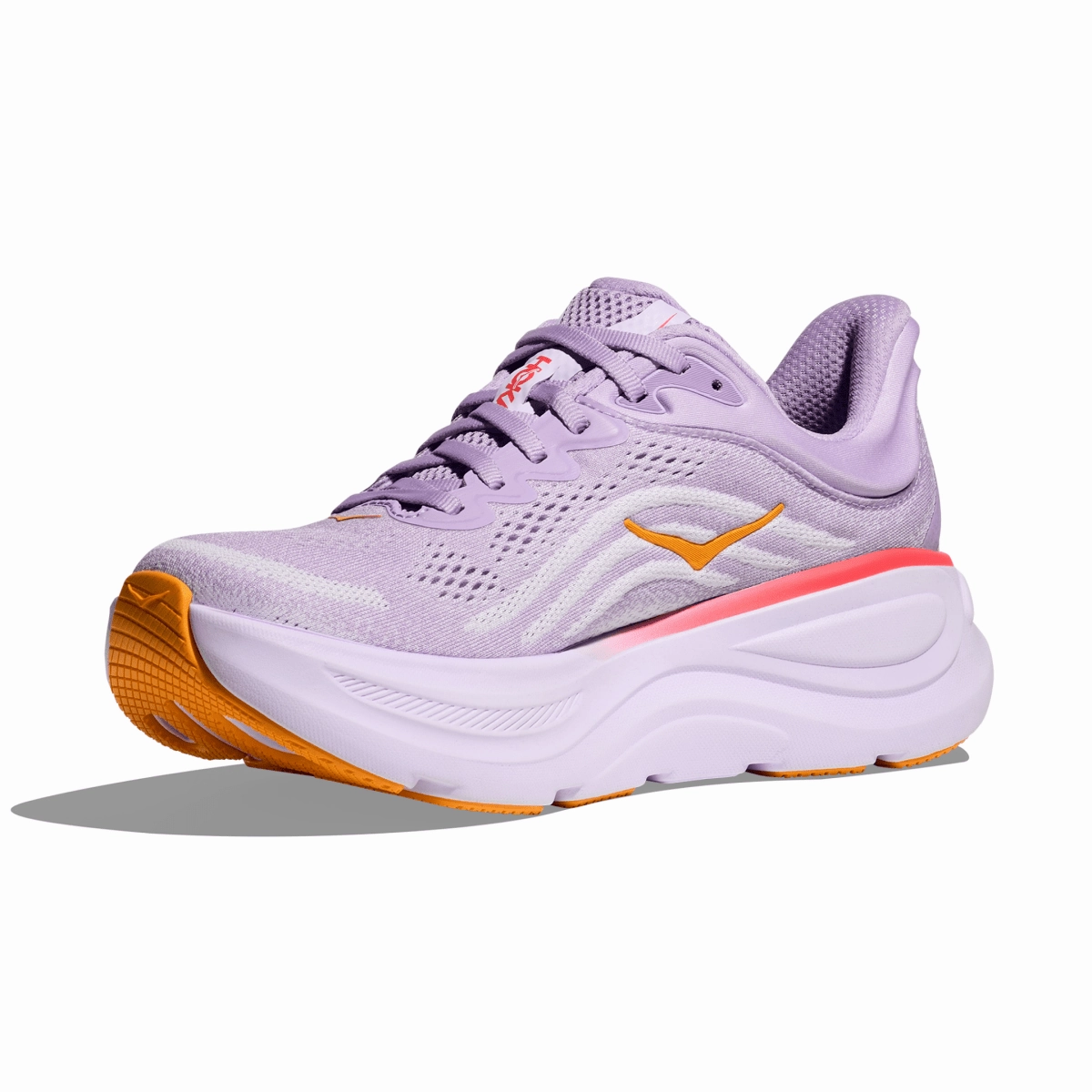 Cushion Boost anti slip grip Hoka One One Women's Bondi 9 Aster Flower/Starlight Glow