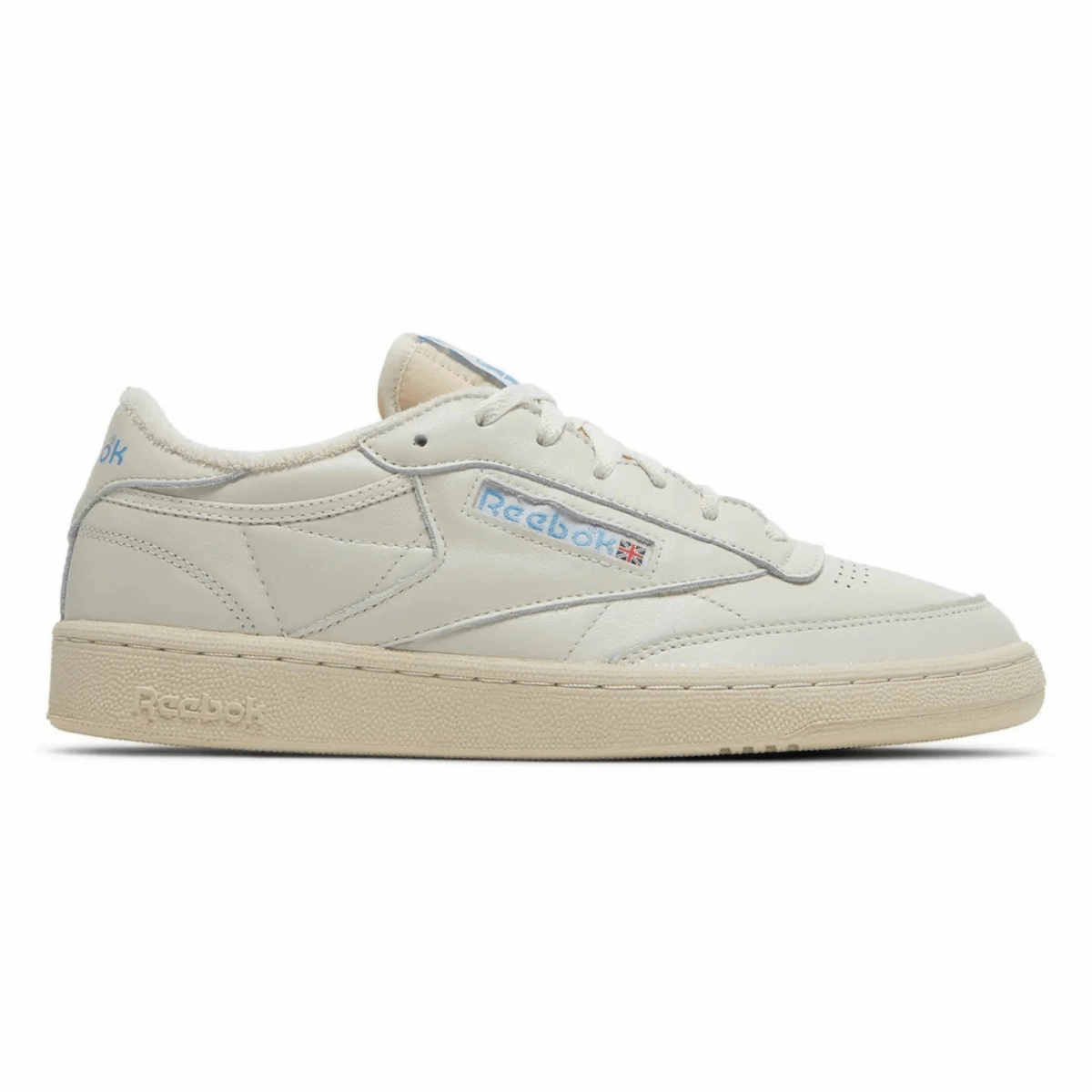 Reebok Men's Club C 85 Vintage Chalk/Alabaster/Essential Blue Busy Ready