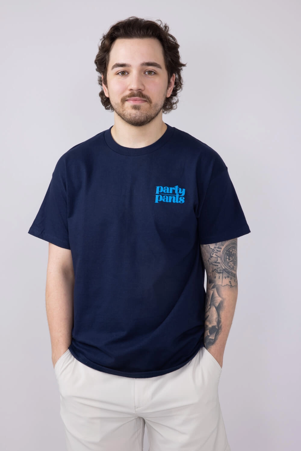 Party Pants Reelin?? T-Shirt for Men in Navy | P12518093-NAVY Non Toxic Materials Comfy Fit