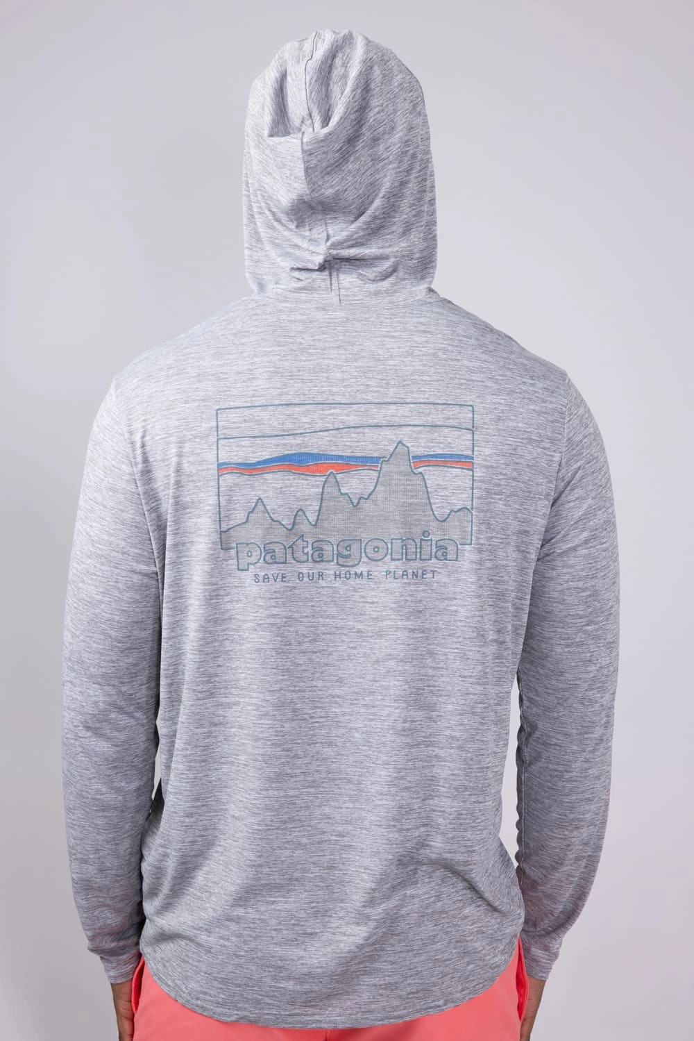 Patagonia Men??s Capeliene Cool Daily Graphic Hooded T-Shirt for Men in Feather Grey | 45325-SKFE Active Outfit Style