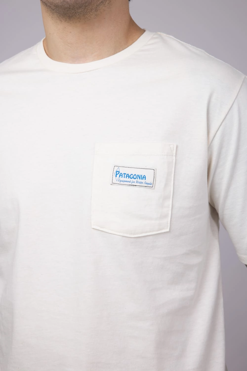 Patagonia Men??s Water People Pocket Graphic T-Shirt in Natural | 37734-WPNL Classic Wearable