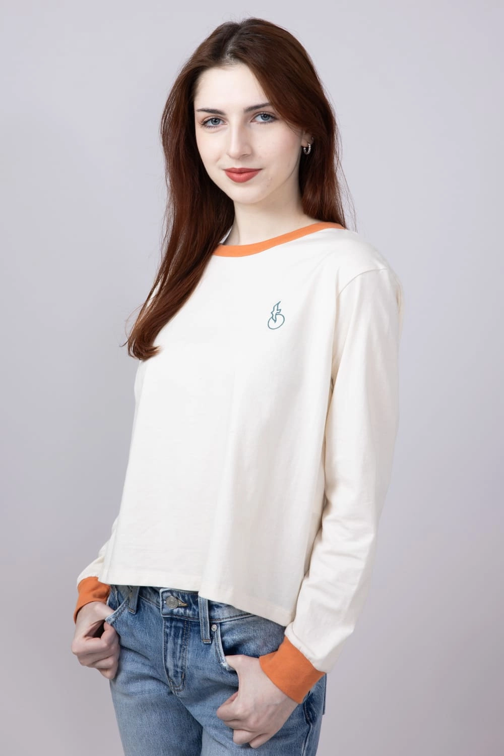 Patagonia Women??s Swell Drifter Easy Cut Organic T-Shirt for Women in Undyed Natural | 37806-UDNL right size Low Environmental Impact