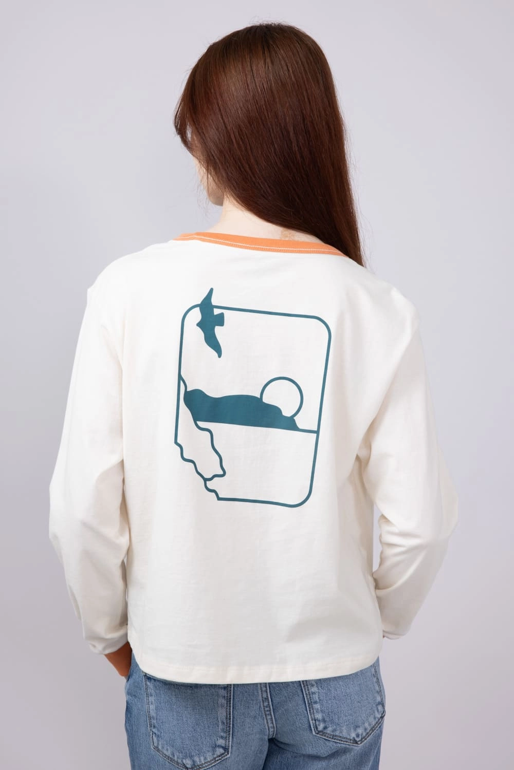 Street Style Easy Layering Patagonia Women??s Swell Drifter Easy Cut Organic T-Shirt for Women in Undyed Natural | 37806-UDNL