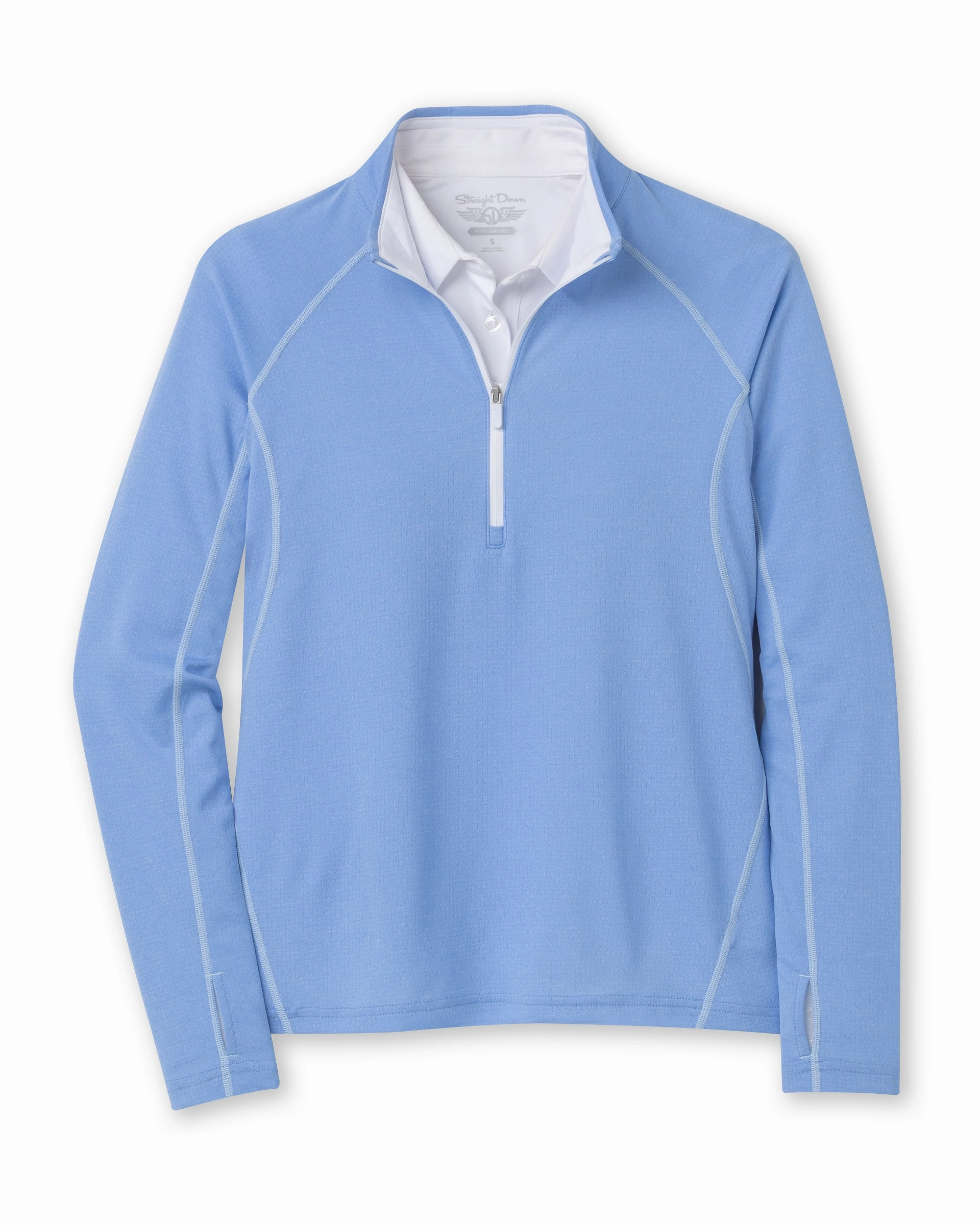 Anza Quarter Zip - Hydrangea Unique Layered Style