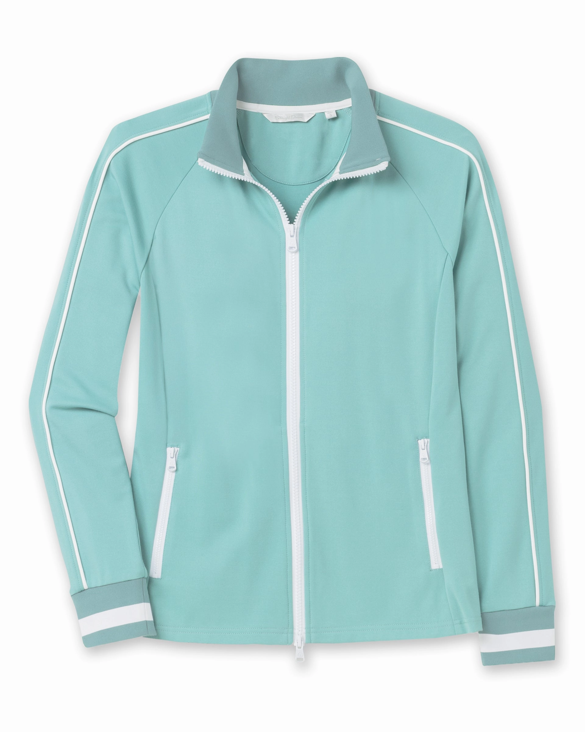 Patty Jacket - Green Stone Knee Length Warm Lining