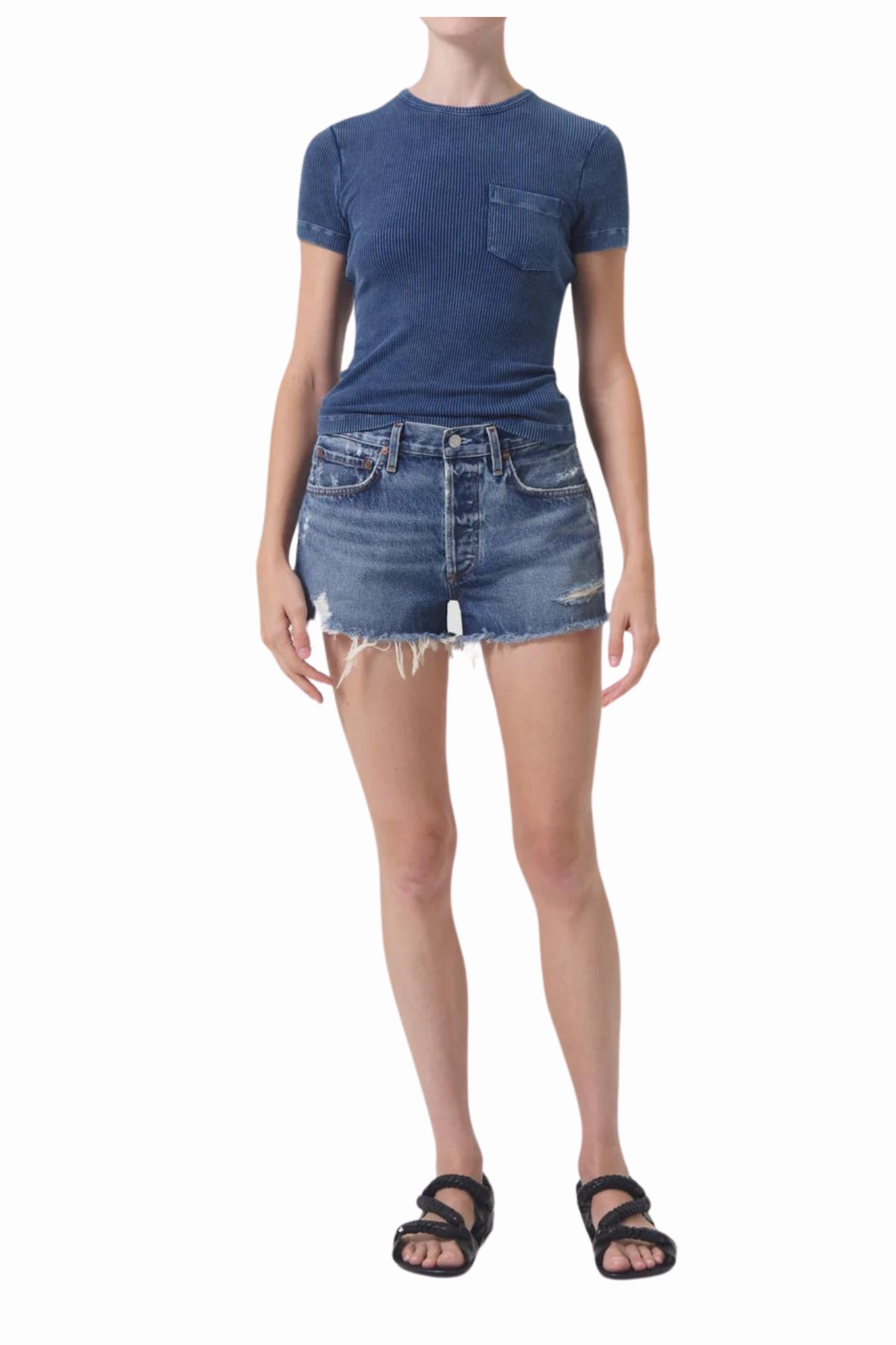 Parker Short in Dark Swapmeet Clean Lines