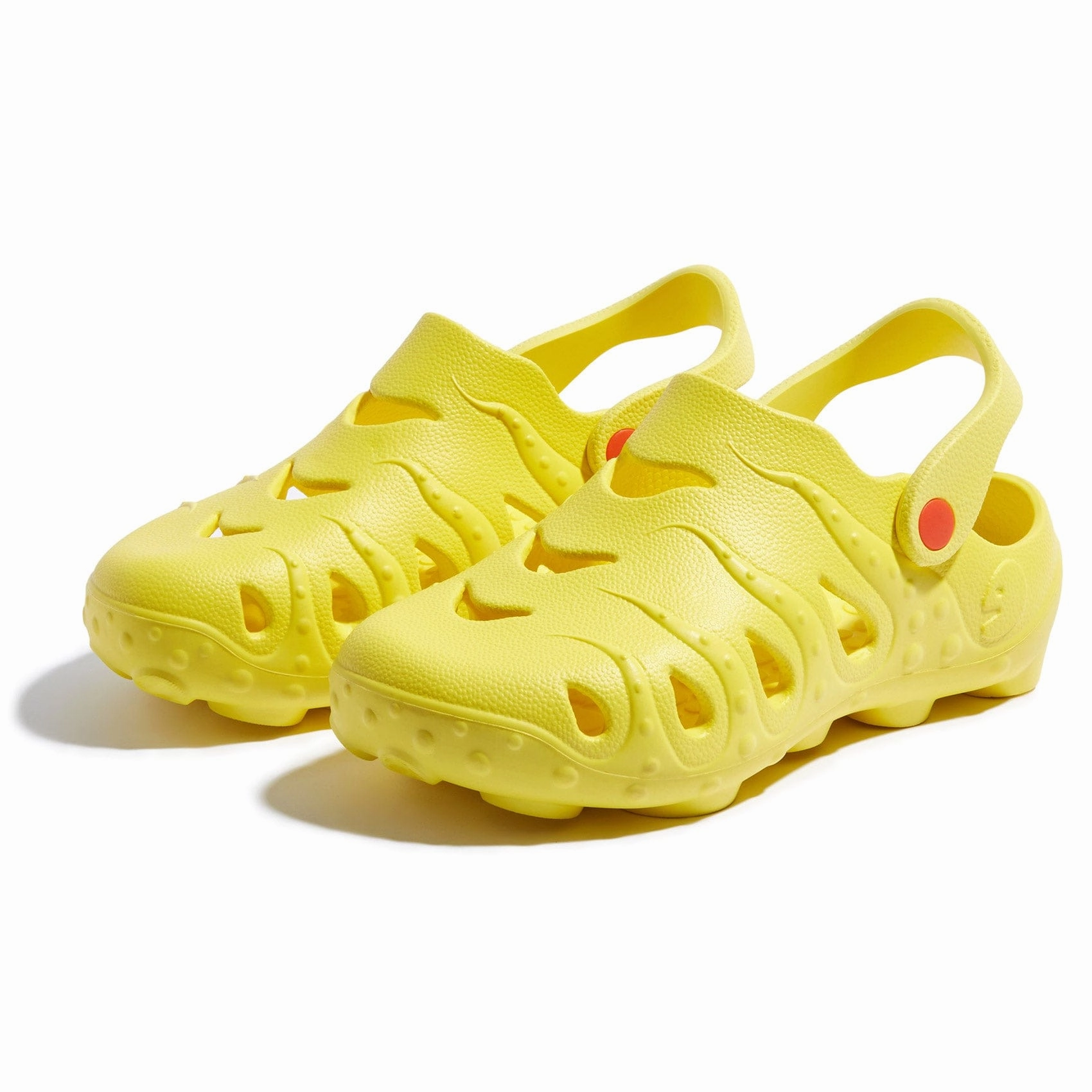 Fashionable Travel Shoes Slip On Style Maize Yellow Octopus I Women