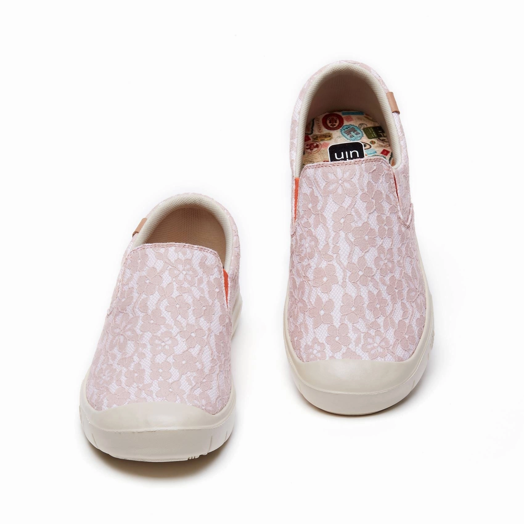 smooth zipper Pink Lace Cadiz I Women