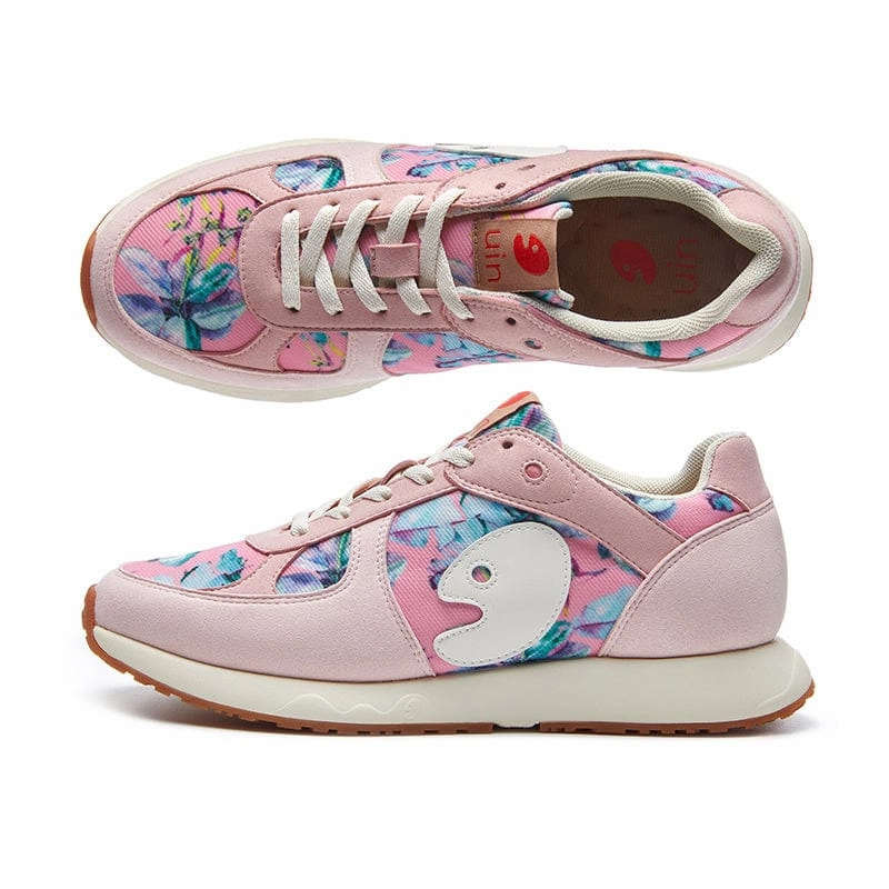 Pink Tropical Zone La Coruna I Women Wide Toe Box Engineering Balanced Support