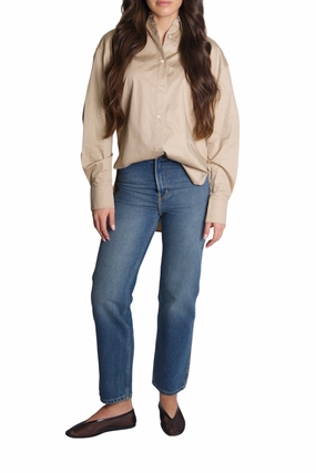 Plein High Straight in Merce Sun Fade Contemporary Style Family Style Casual Work Meeting