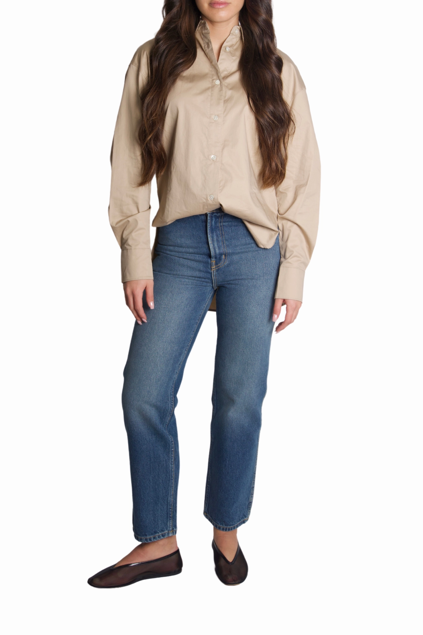 Simple Aesthetic Minimalist Pocket Design Plein High Straight in Merce Sun Fade