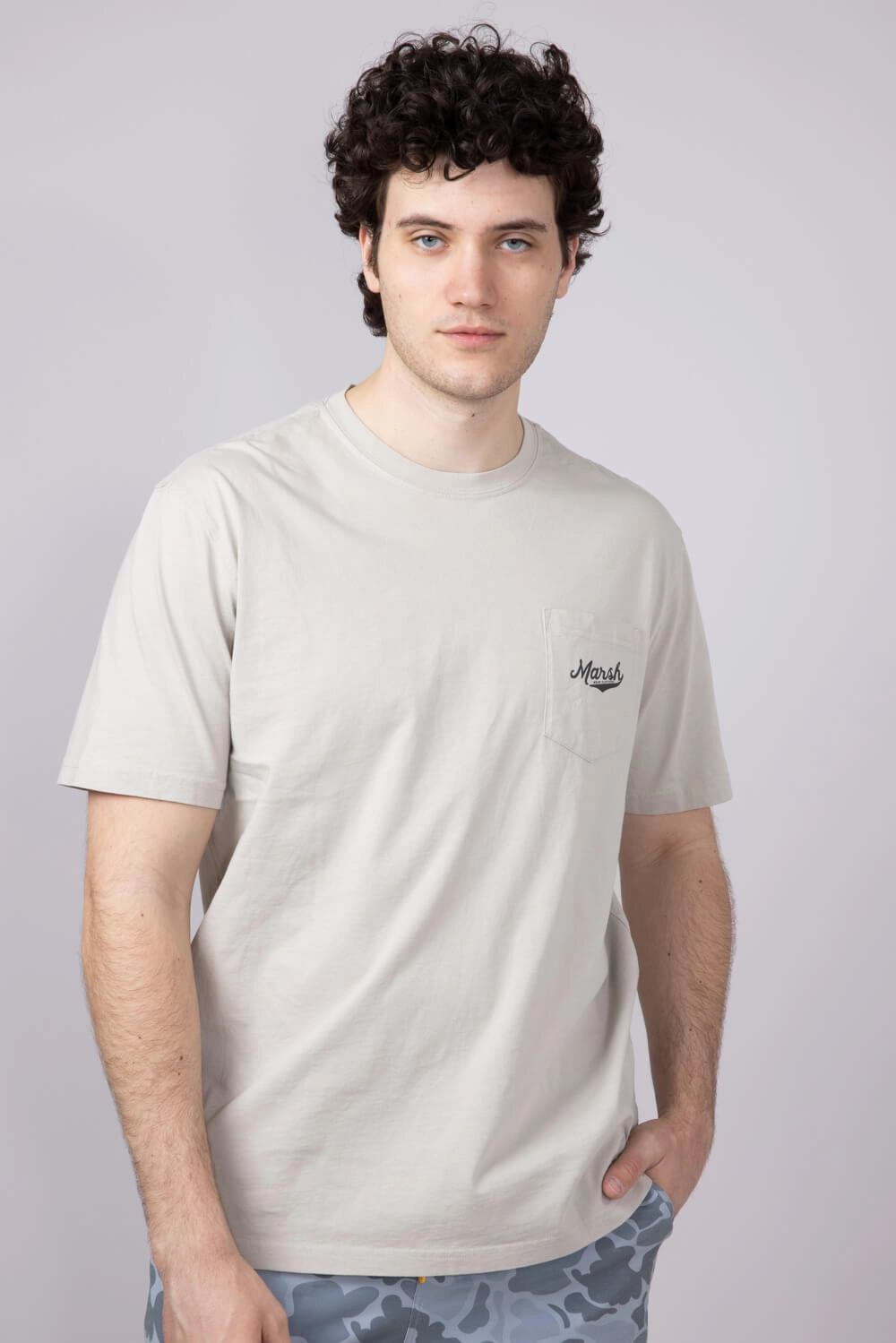 Marsh Wear Base T-Shirt for Men in Stone | MWT1075-STN Light Style