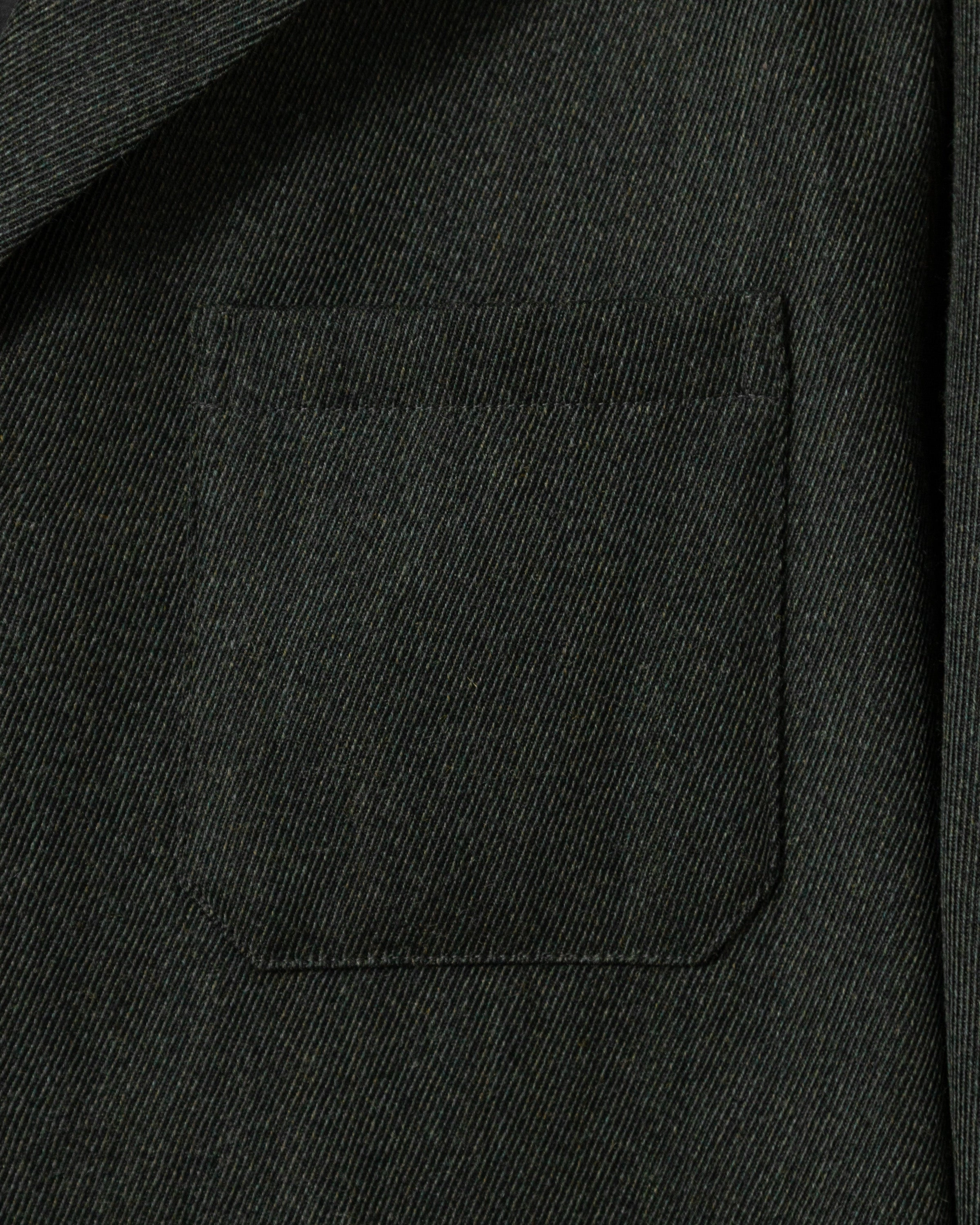 Elastic hem Outdoor Trip Loafer Jacket in Grey Heather Cavalry Twill