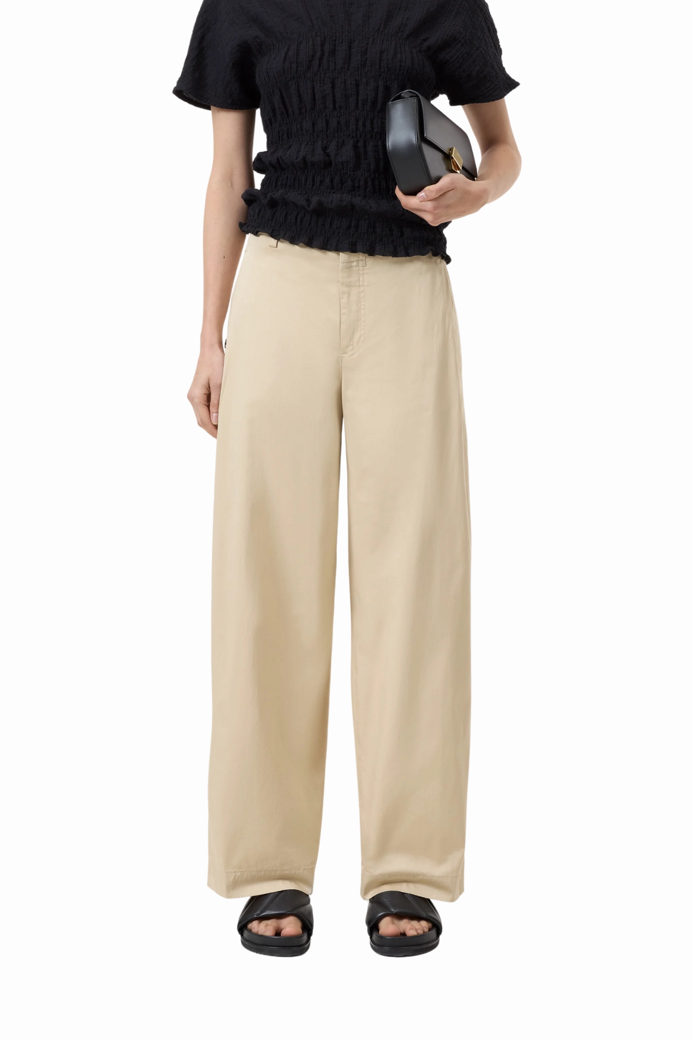 Trendy Comfort Wrenna Pants in Desert Beige