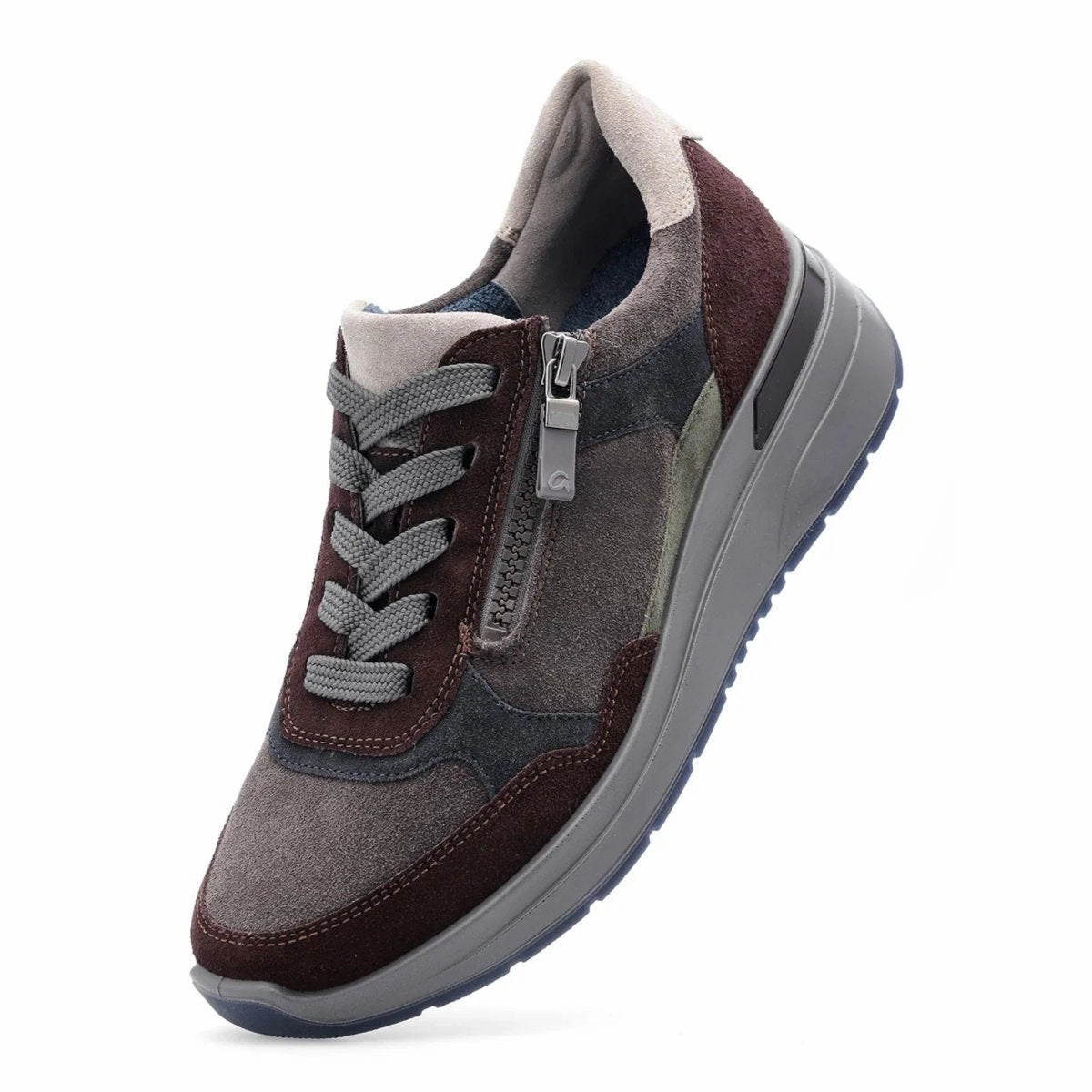 Ara Women's Gardenia Burgundy/Steel/Navy/Forest/Moon Suede Foam Injected