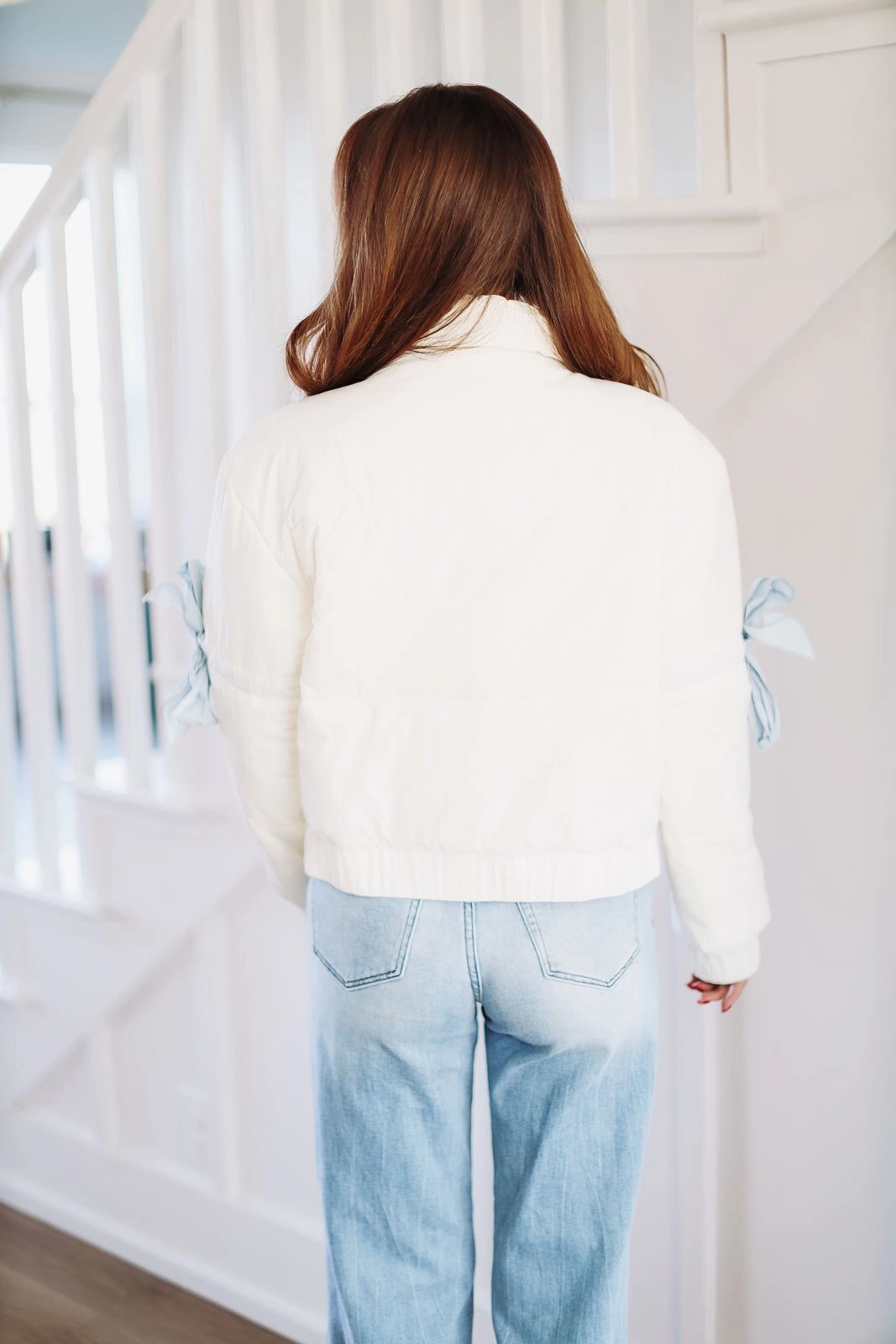 MultiFunctionalPockets Puffer Jacket -  Ivory