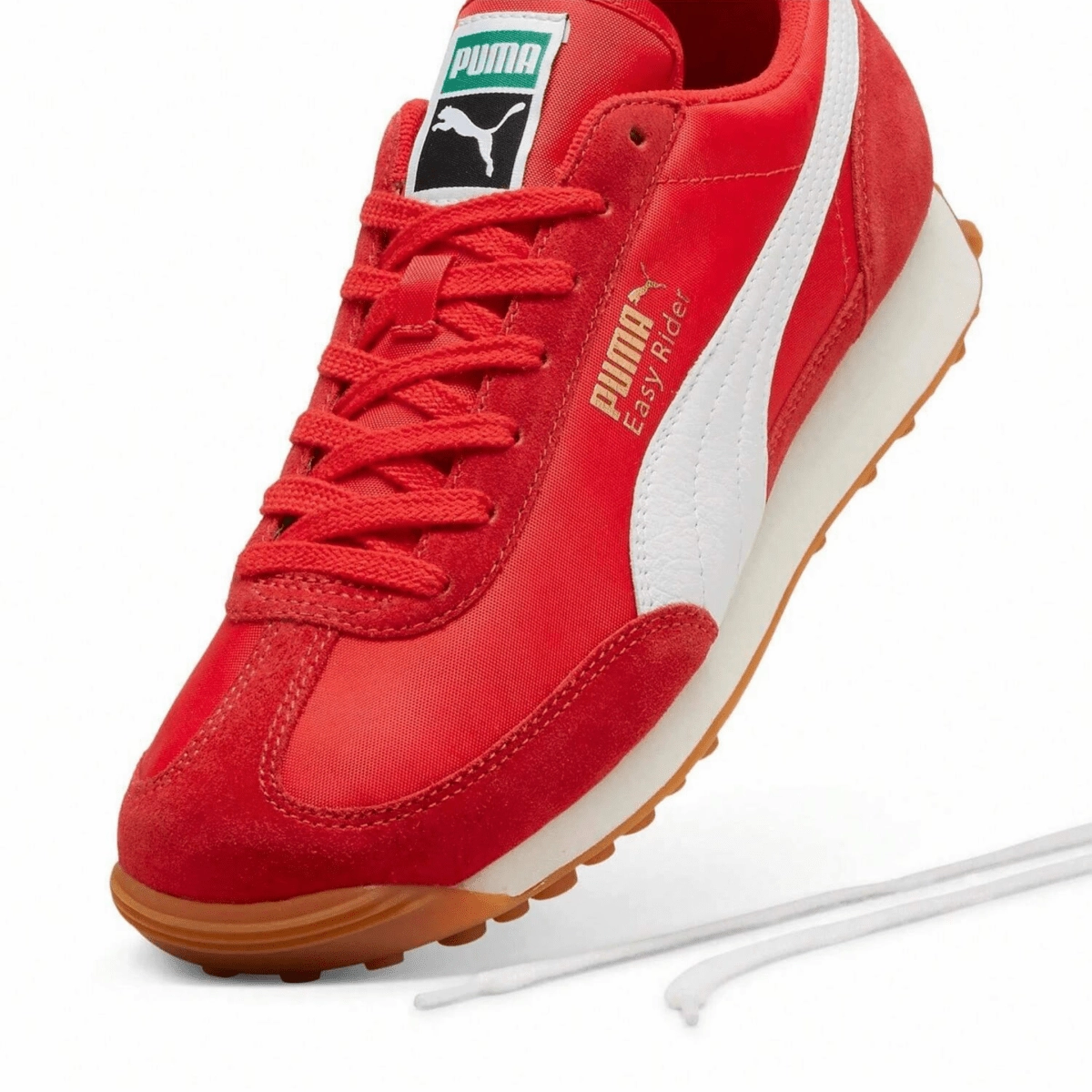 Puma Men's Easy Rider Vintage PUMA Red/PUMA White Airflow Optimized Structure Exclusive breathability
