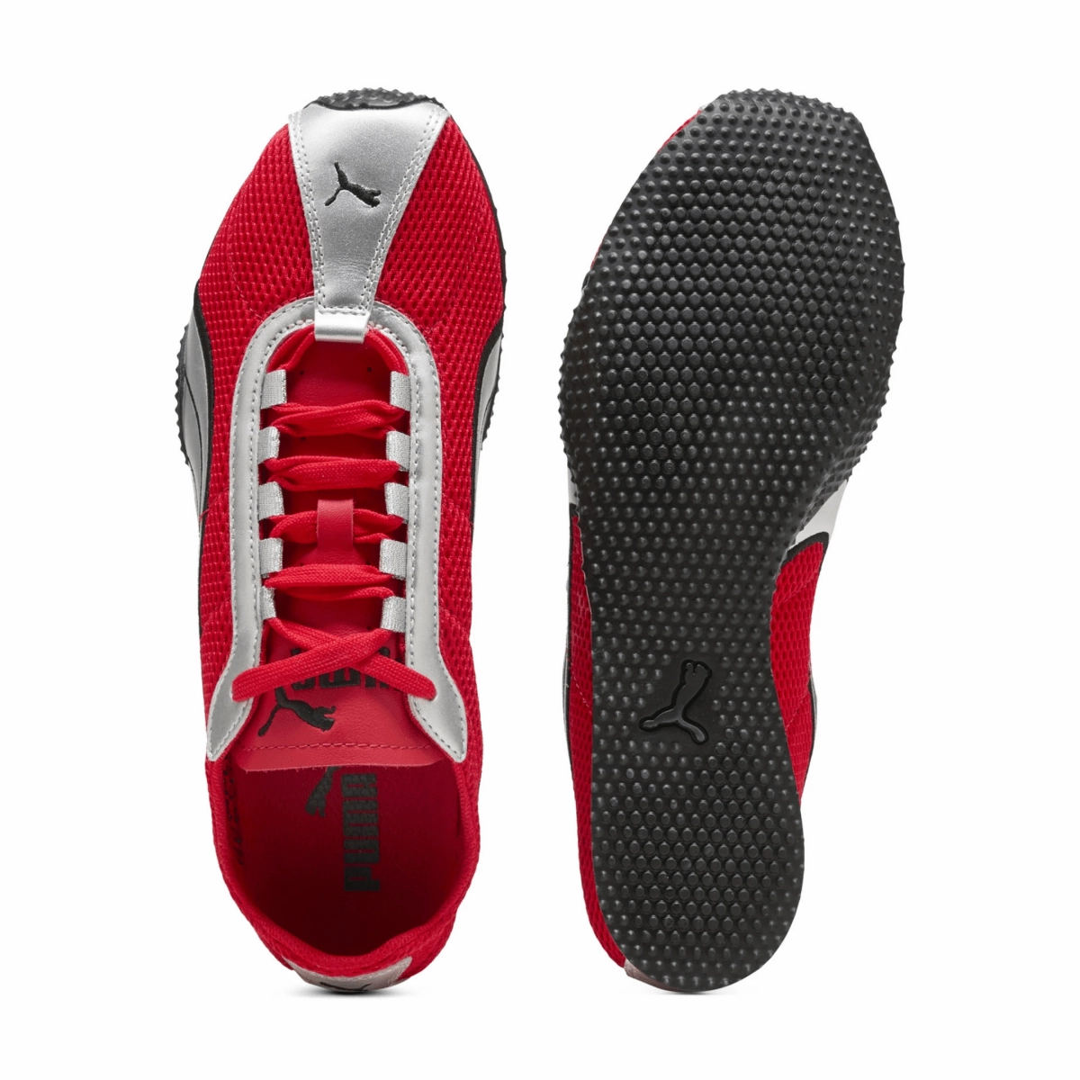 Puma Men's H-Street OG PUMA Red/PUMA Silver Rolling Motion Technology Neutral Footwear