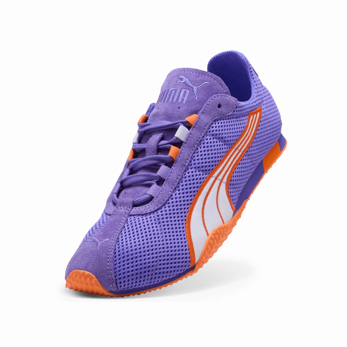 Puma Men's H-Street Track & Field Dark Amethyst/Orange Glo Thermal Regulating Fabric Breathable mesh design