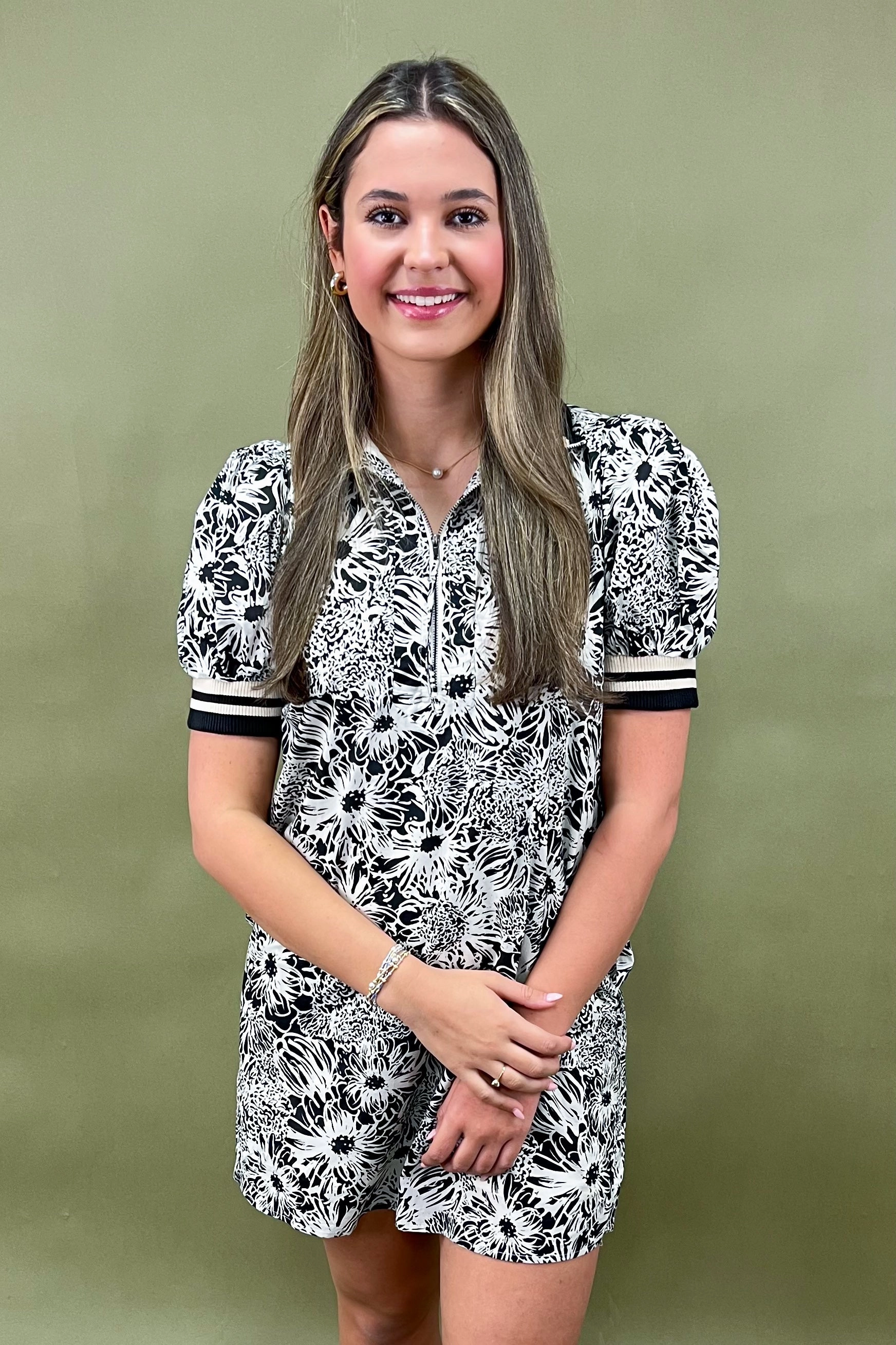 Trendy Appearance Blooming Twilight Floral Dress