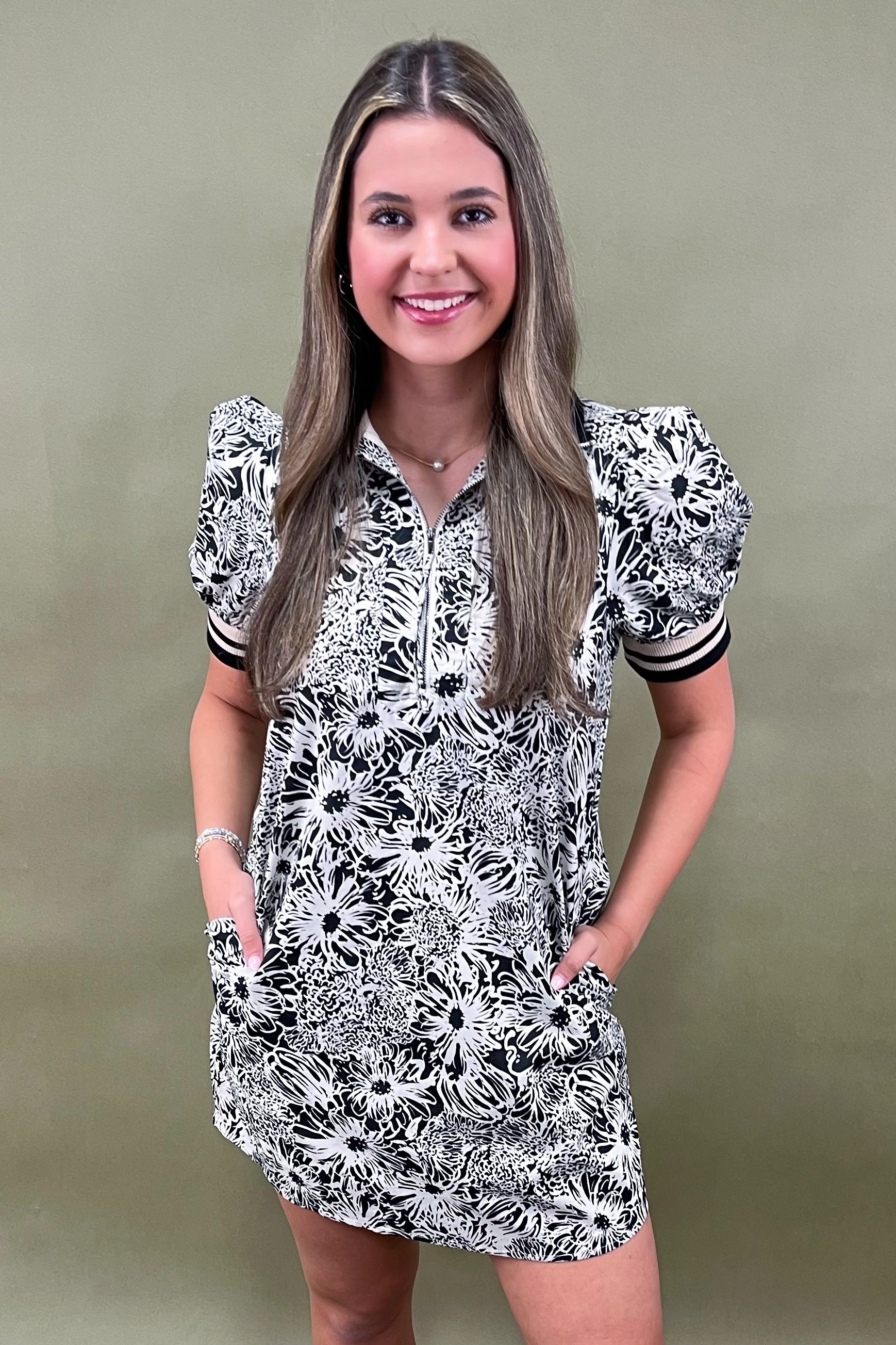 Blooming Twilight Floral Dress Clean Chic Flexible Cut