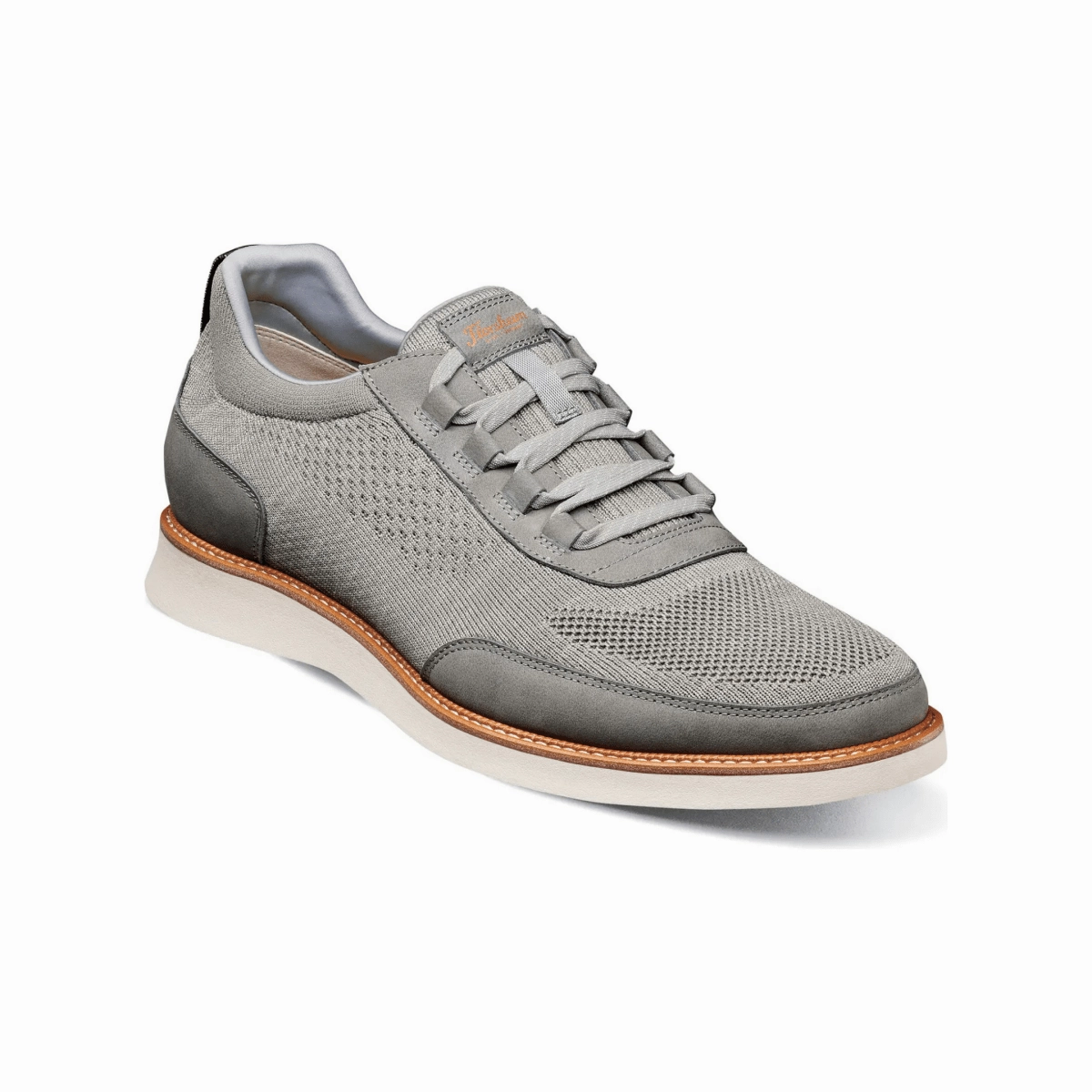 Active Look Florsheim Men's Launch Knit Elastic Grey