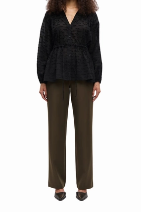 Mid-rise fit Hoys Pants in Deep Forest