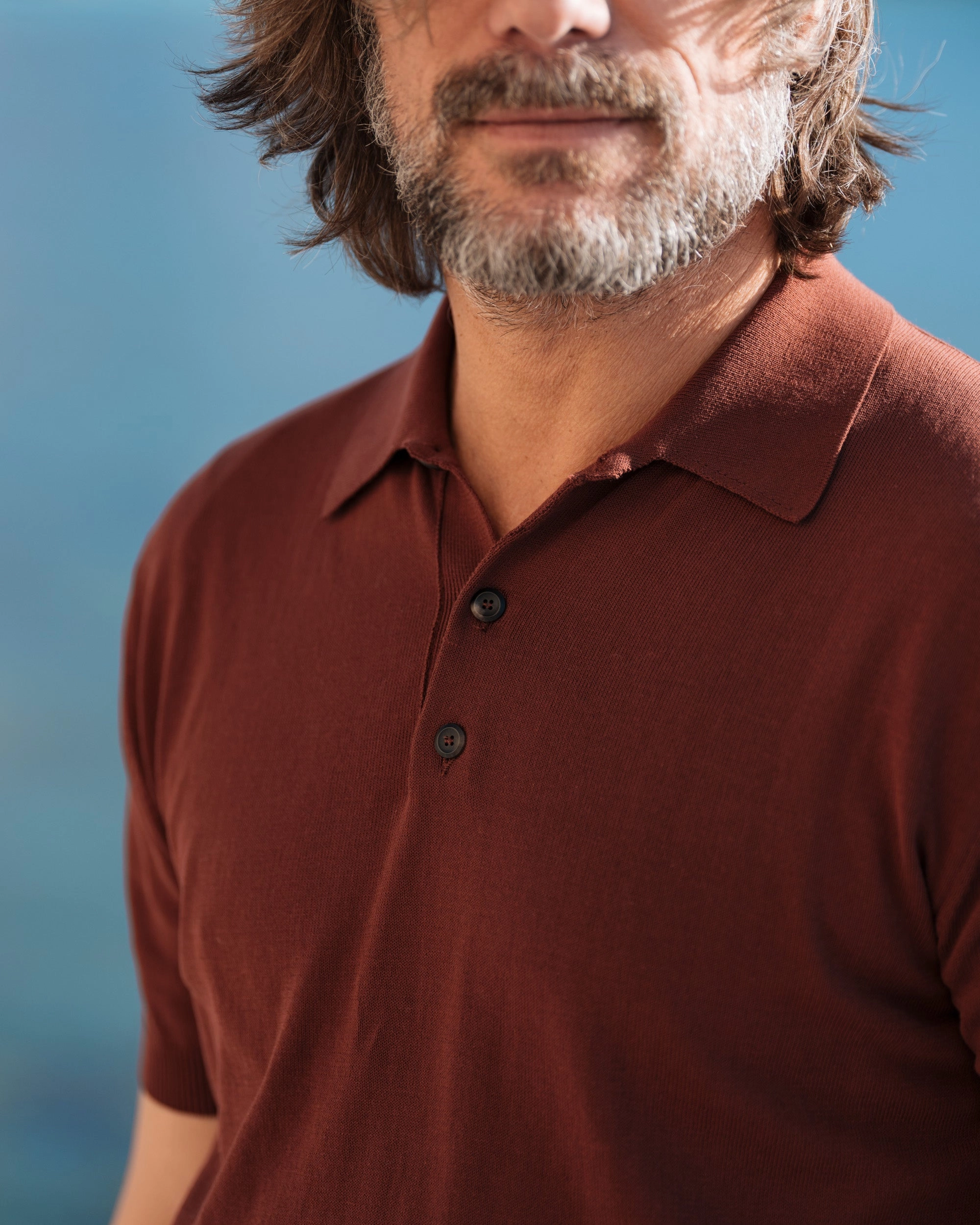 Merino Wool Blend Oversized Collar Style Ostana