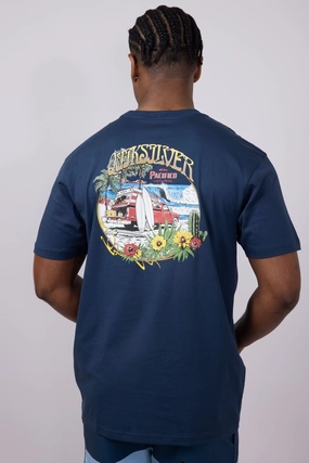 Modern Outfit Quiksilver Pacifico Search For Beauty T-Shirt for Men in Navy | QSM15ST257-NVY