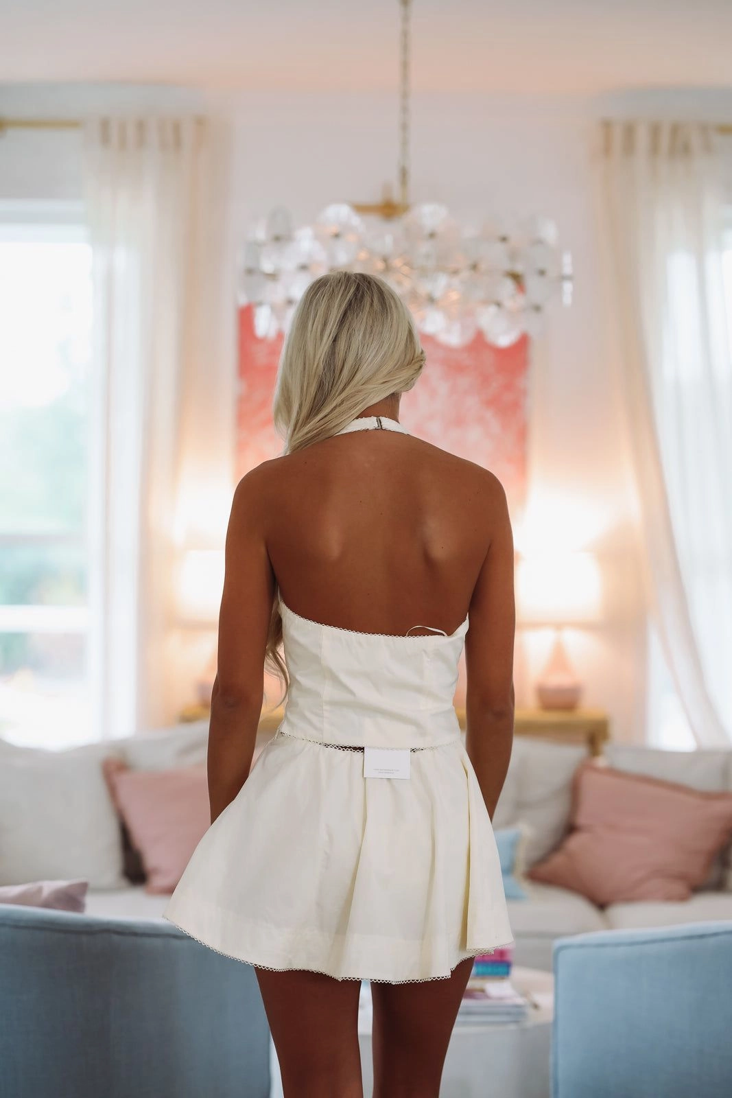 Quick Dry Blend Rae Corset Top - Ivory