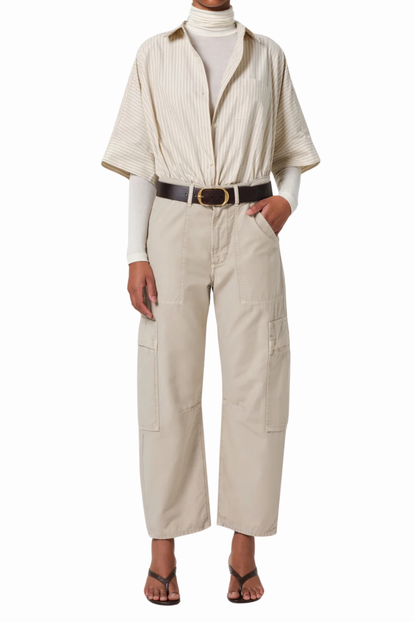 Marcelle Cargo in Burnished Quartz Quick Access Zippers