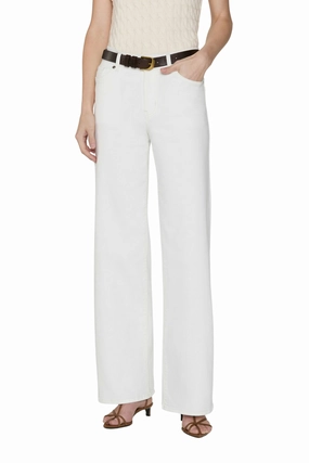 Le Slim Palazzo in White Everyday Basic