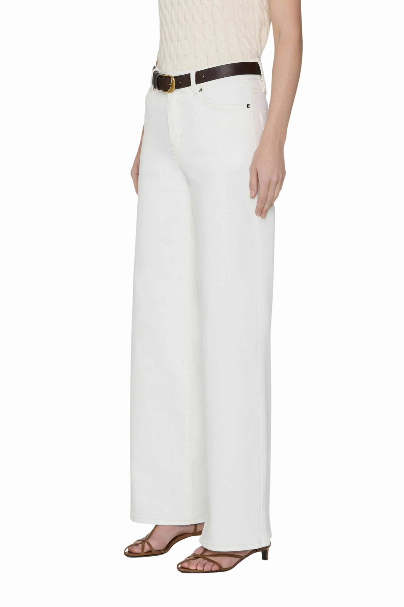 Minimalist Style Festival Outfit Loose Earthy Streetwear Fan Nature Lover Le Slim Palazzo in White