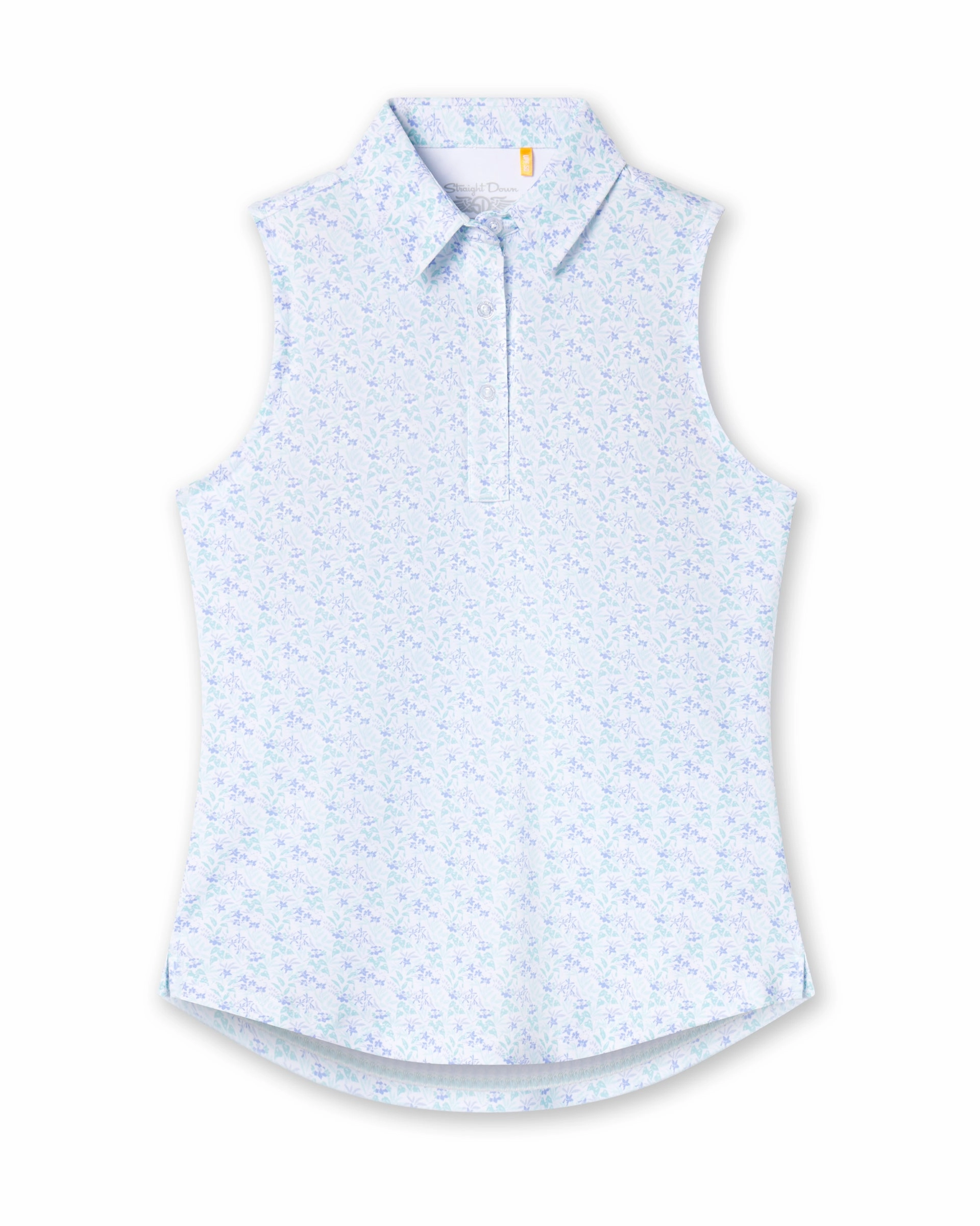 Costa Rica Sleeveless Polo - Green Stone Light Fabric Cozy Apparel